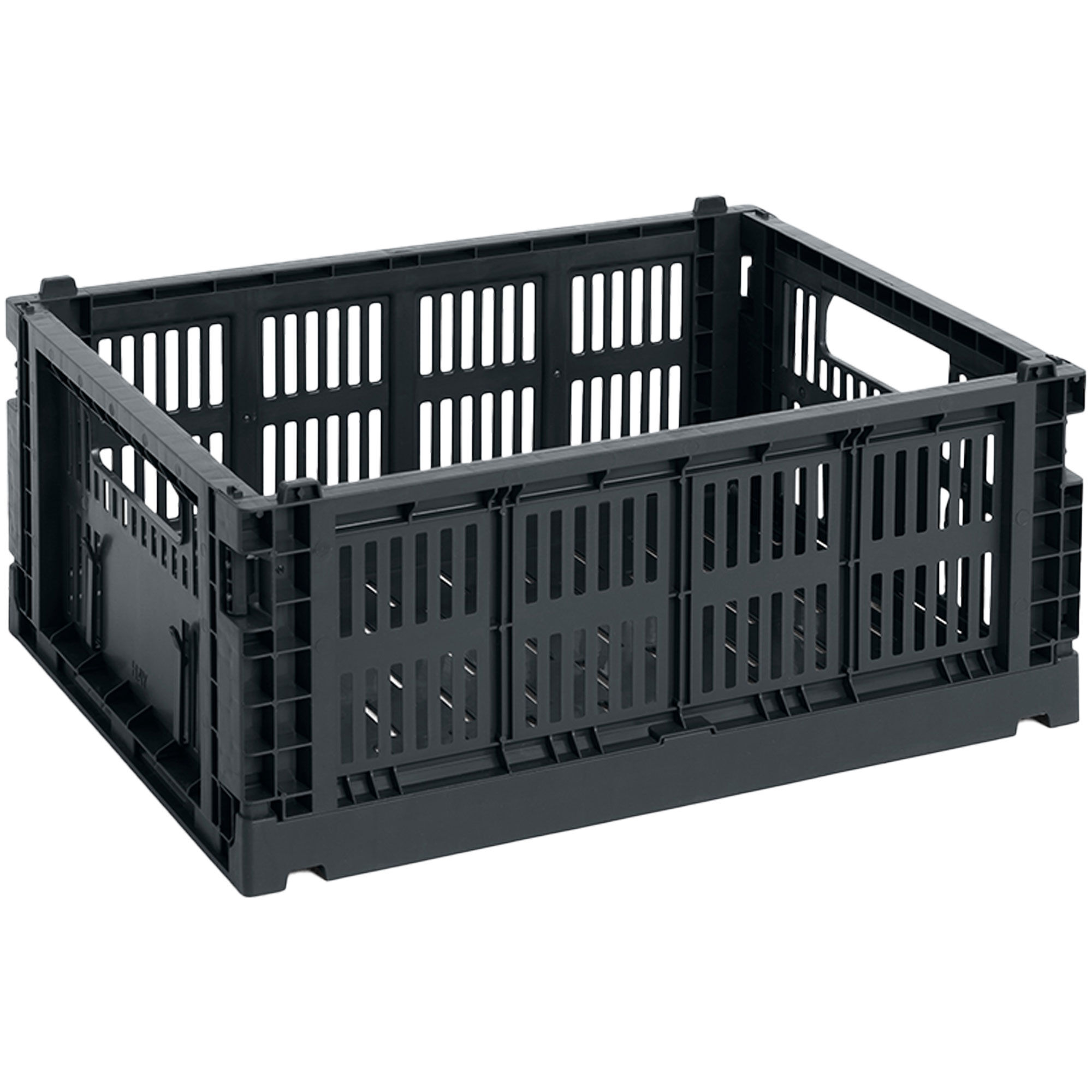 Hay Colour Crate Medium Opbevaringskasse  Charcoal
