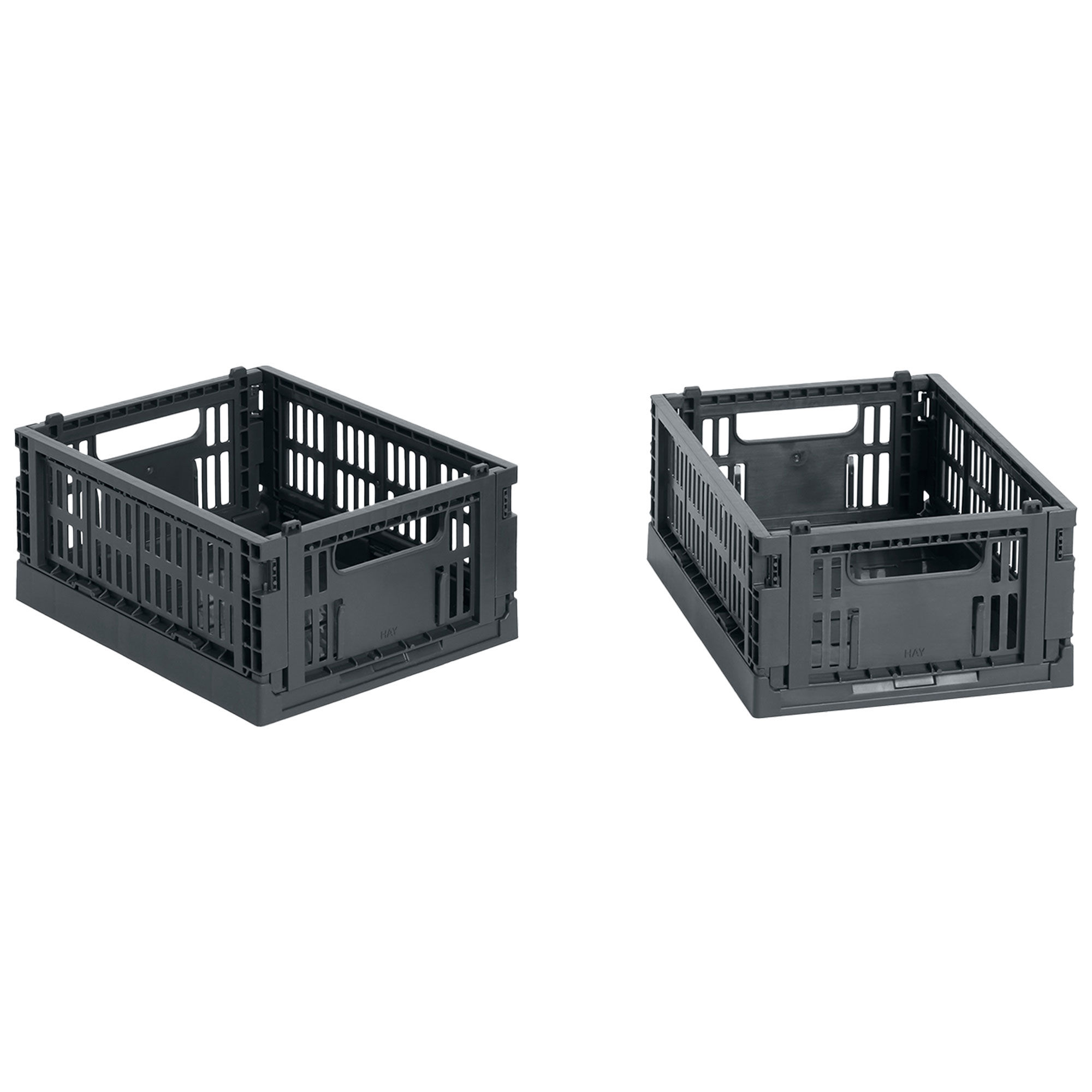 Hay Colour Crate Mini Opbevaringskasse  Charcoal    Stk