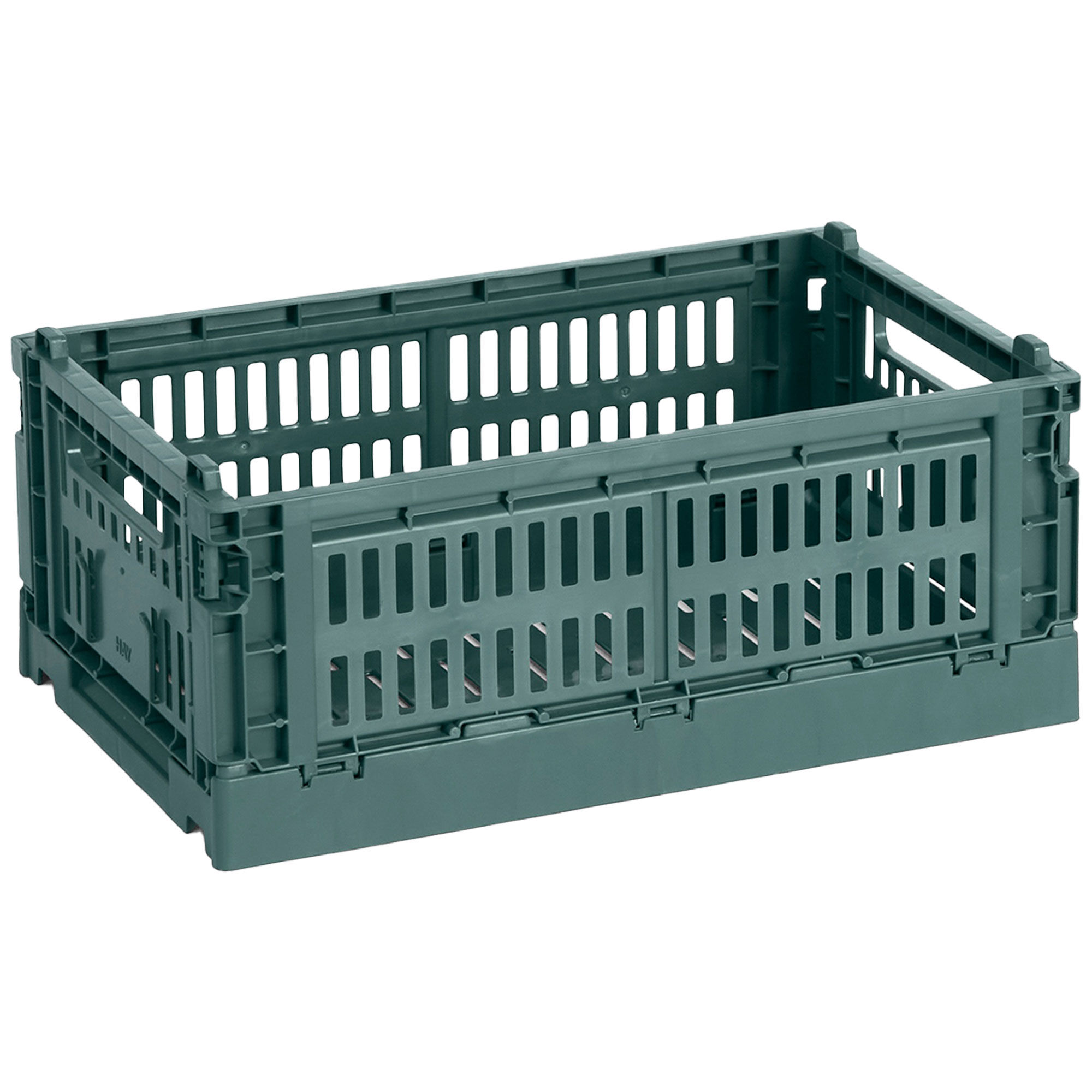 Hay Colour Crate Small Opbevaringskasse  Mørkegrøn