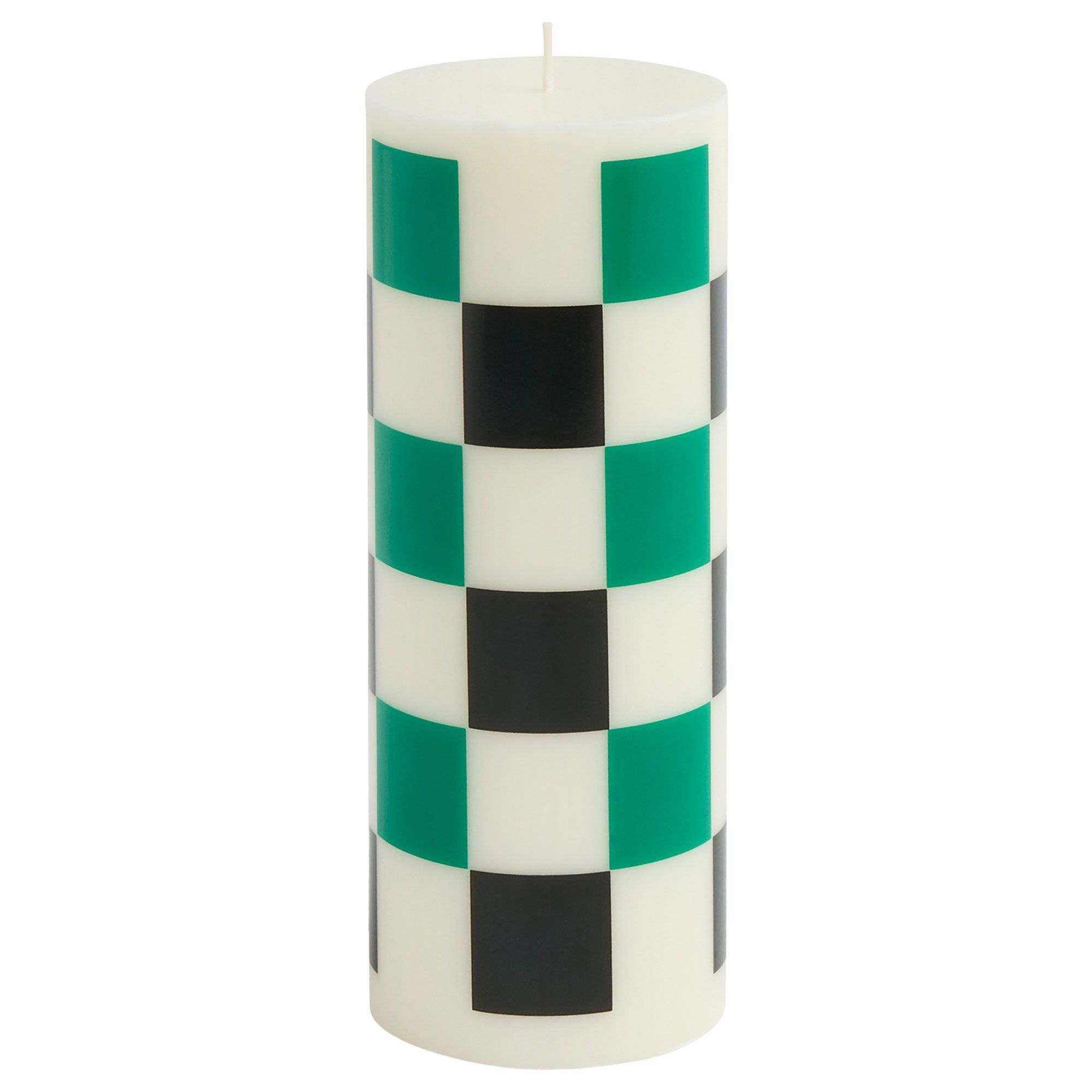 Hay Column Lys Medium  White Green Black Check