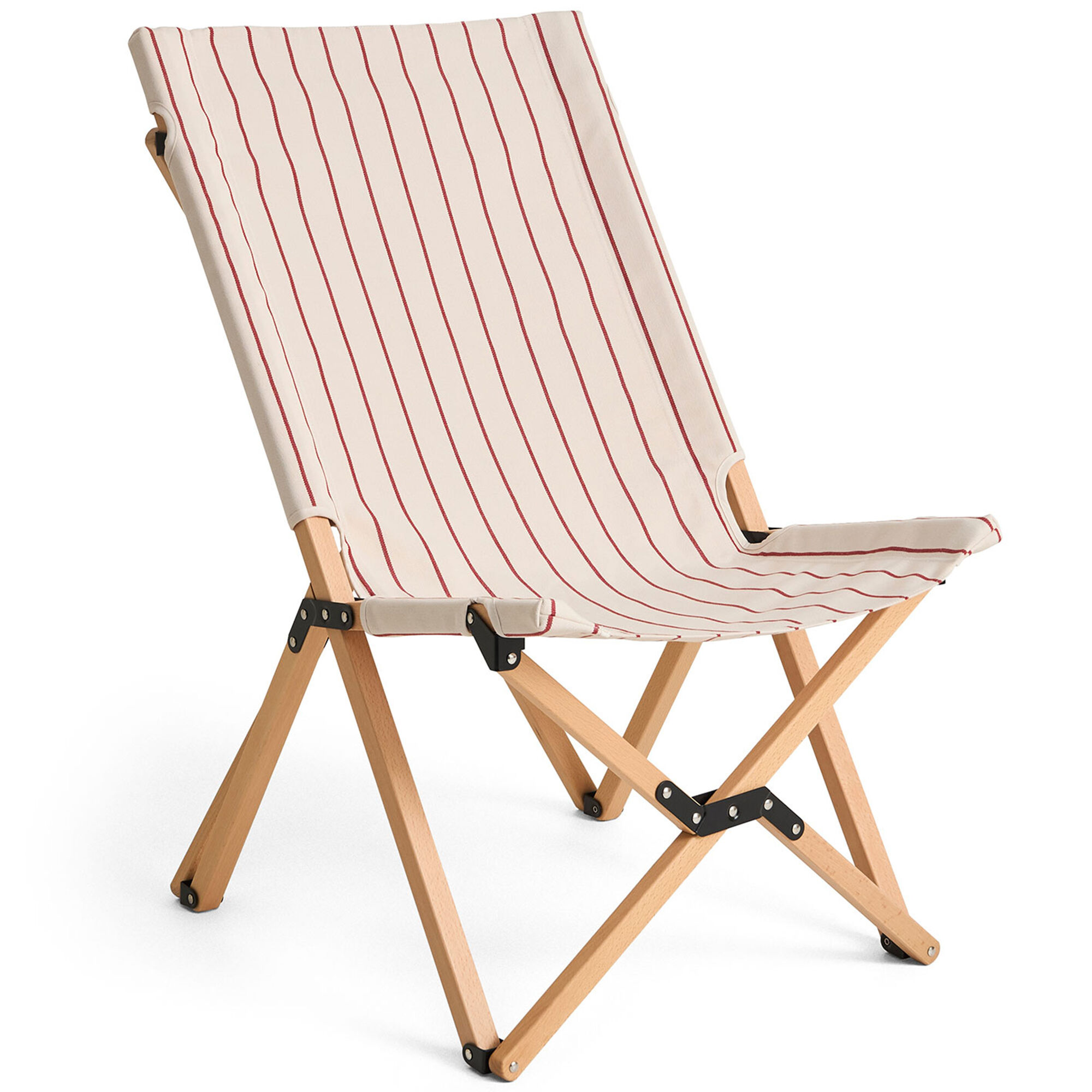 Hay Outdoor Market Sammenklappelig Stol  Beige Rød
