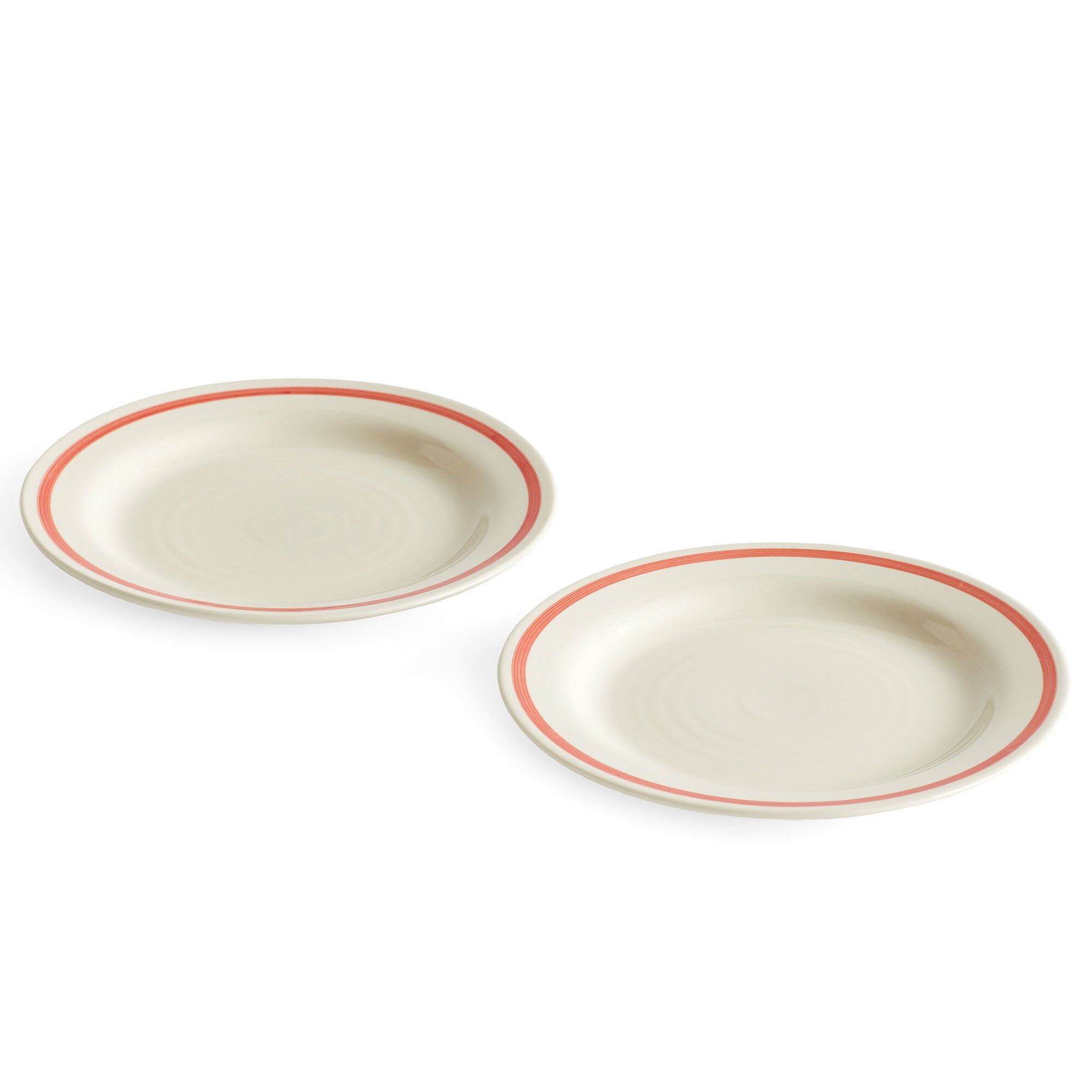 Hay Sobremesa Tallerken 18   Cm   -pack  Rød