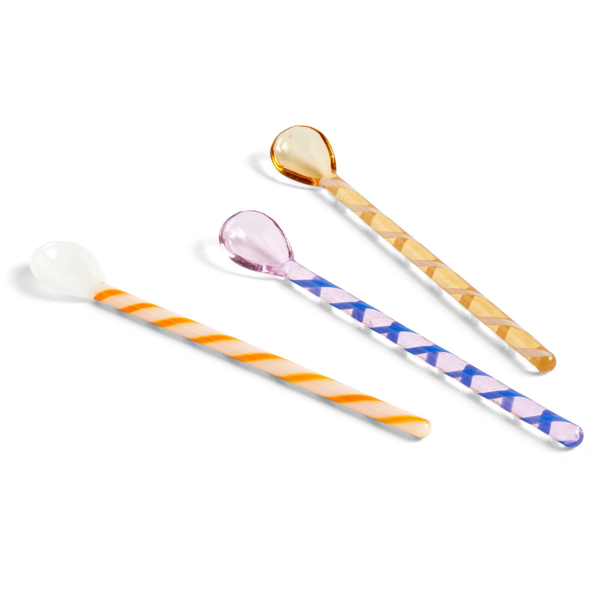 Hay Spice Glassker  12 Cm   -pak  Amber Light Pink White