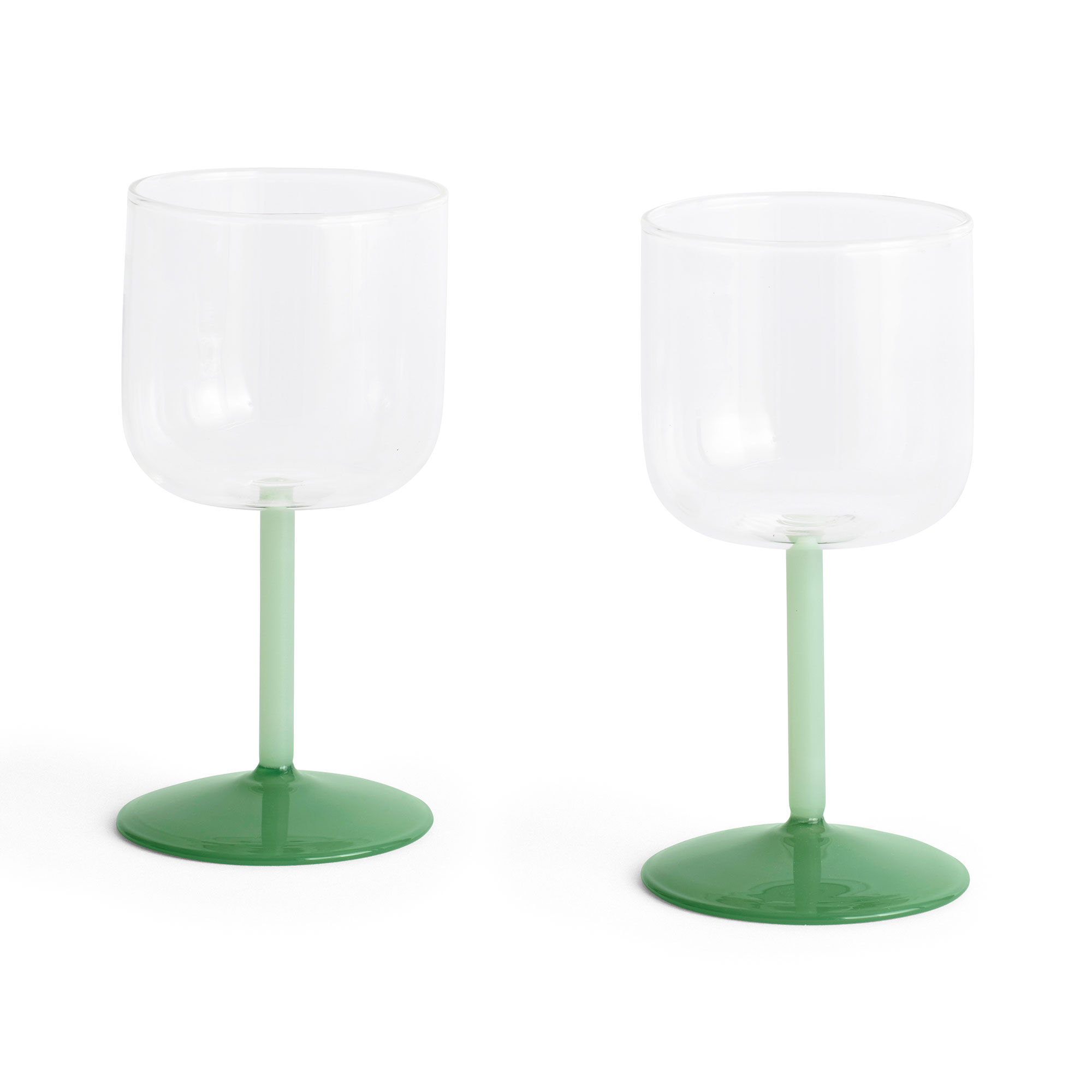 Hay Tint Vinglas   Stk  Clear Jade Light Green Jade Dark Green