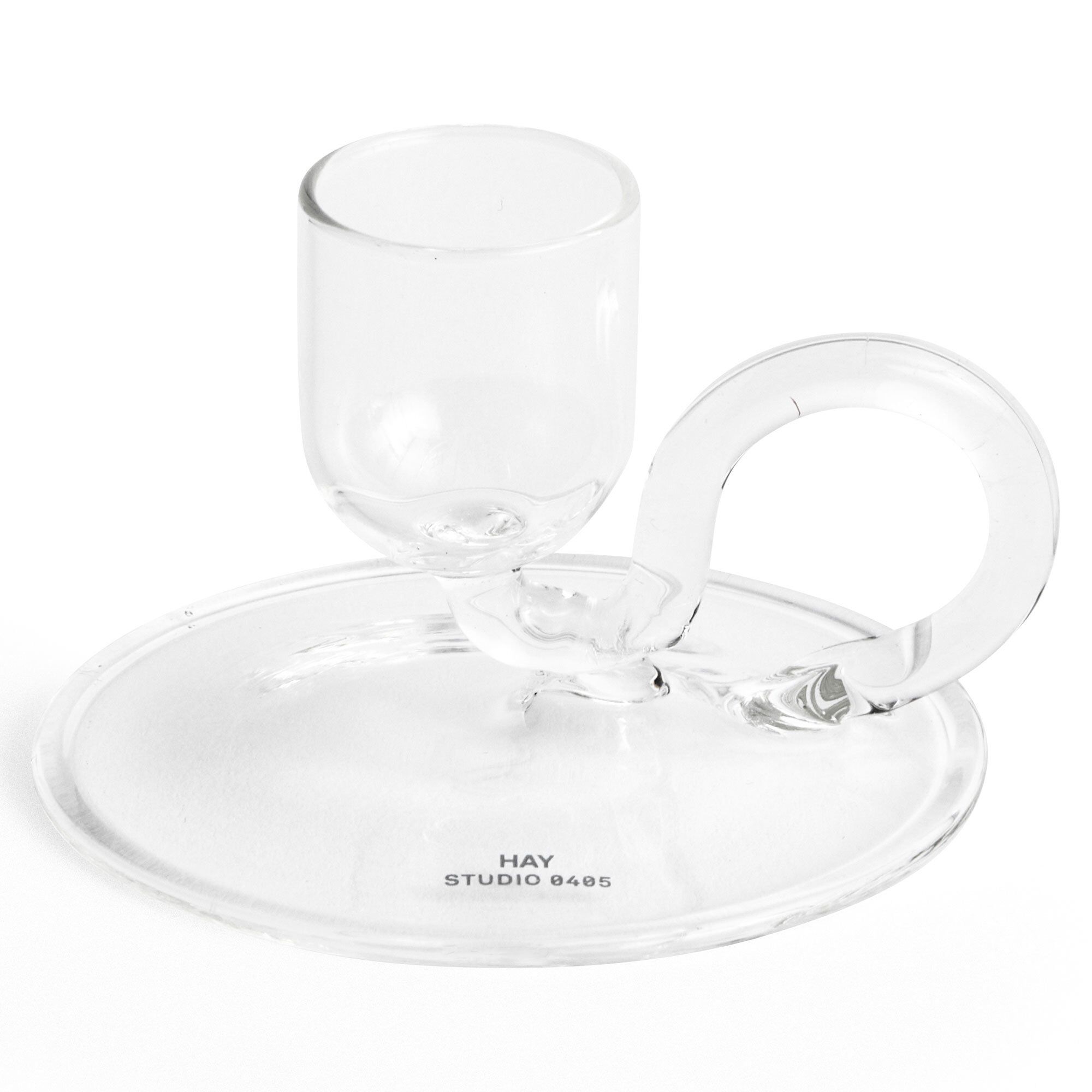 Hay Tiny Lysestage Curved  Clear
