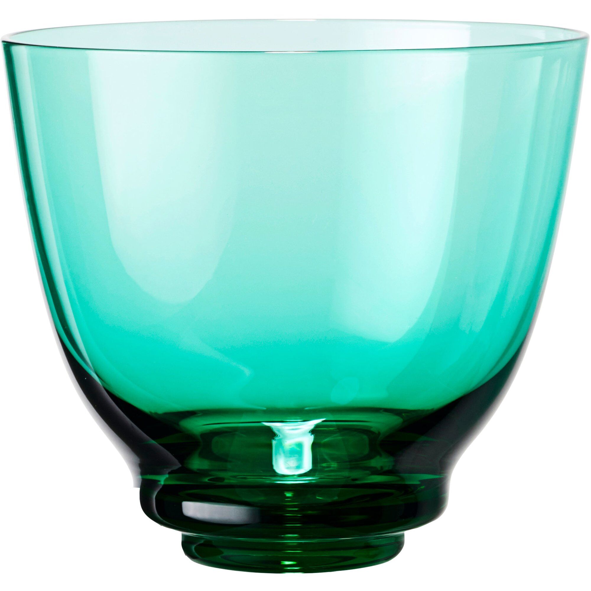 Holmegaard Flow Vandglas 35 Cl  Emerald Green
