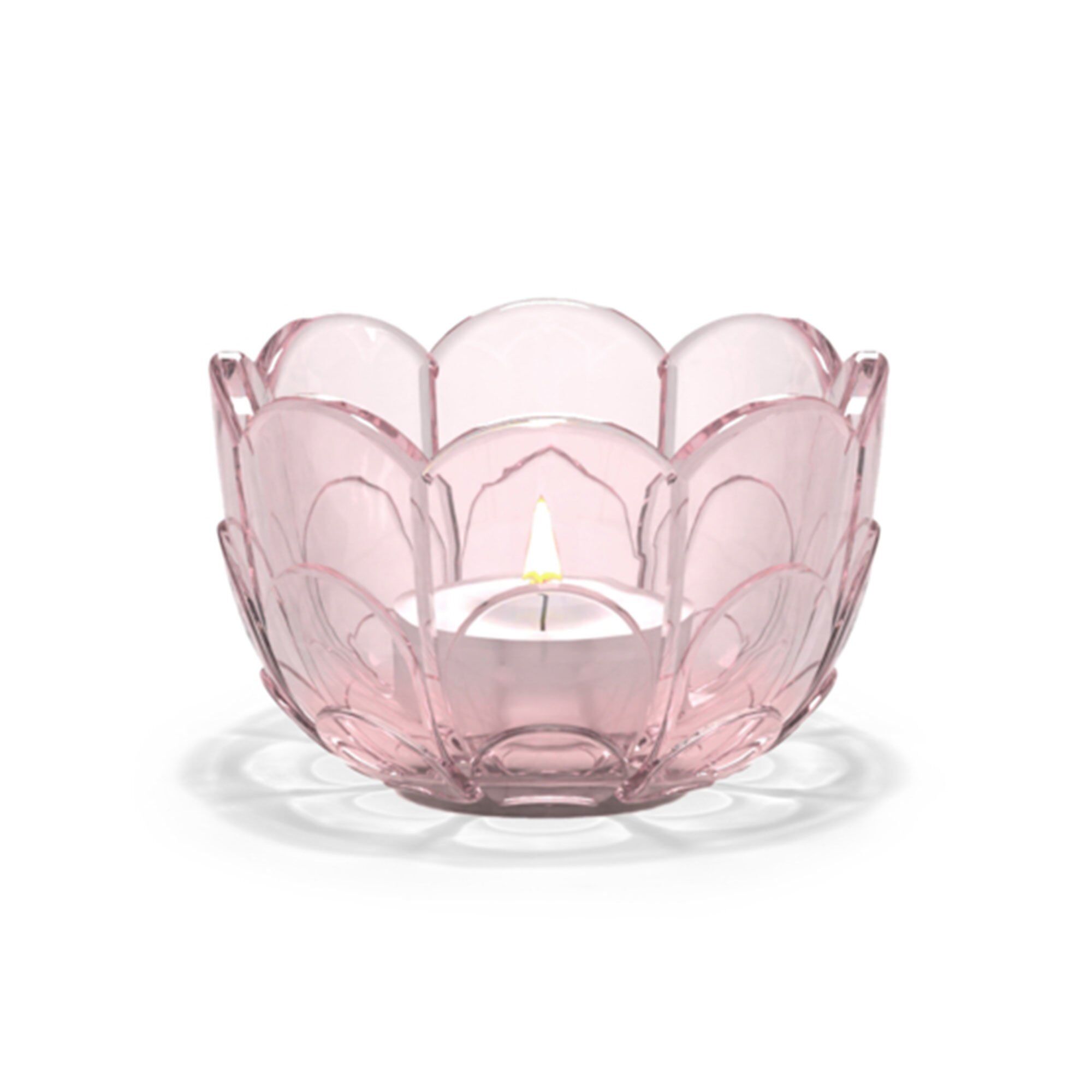 Holmegaard Lily Fyrfadsstage   Cm  Cherry Blossom