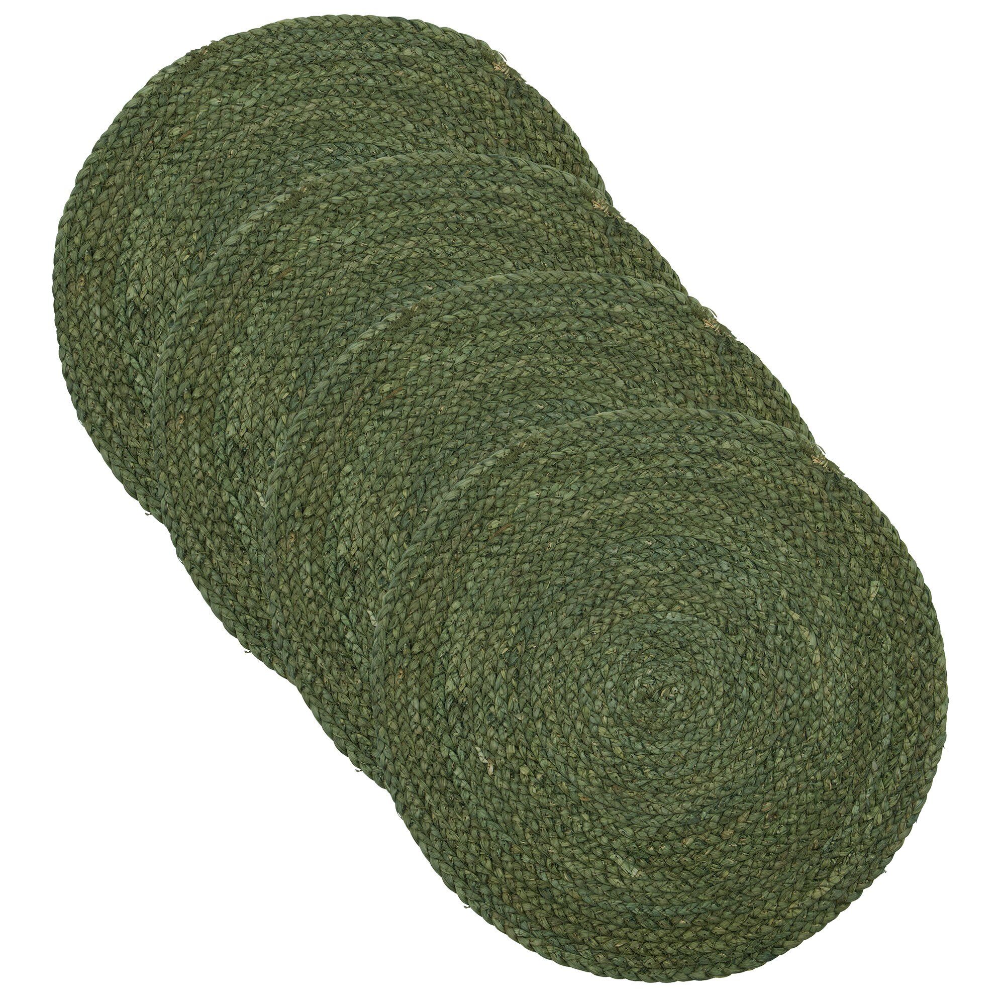 House Doctor Circle Bordskåmatte 38 Cm  Grøn Natur