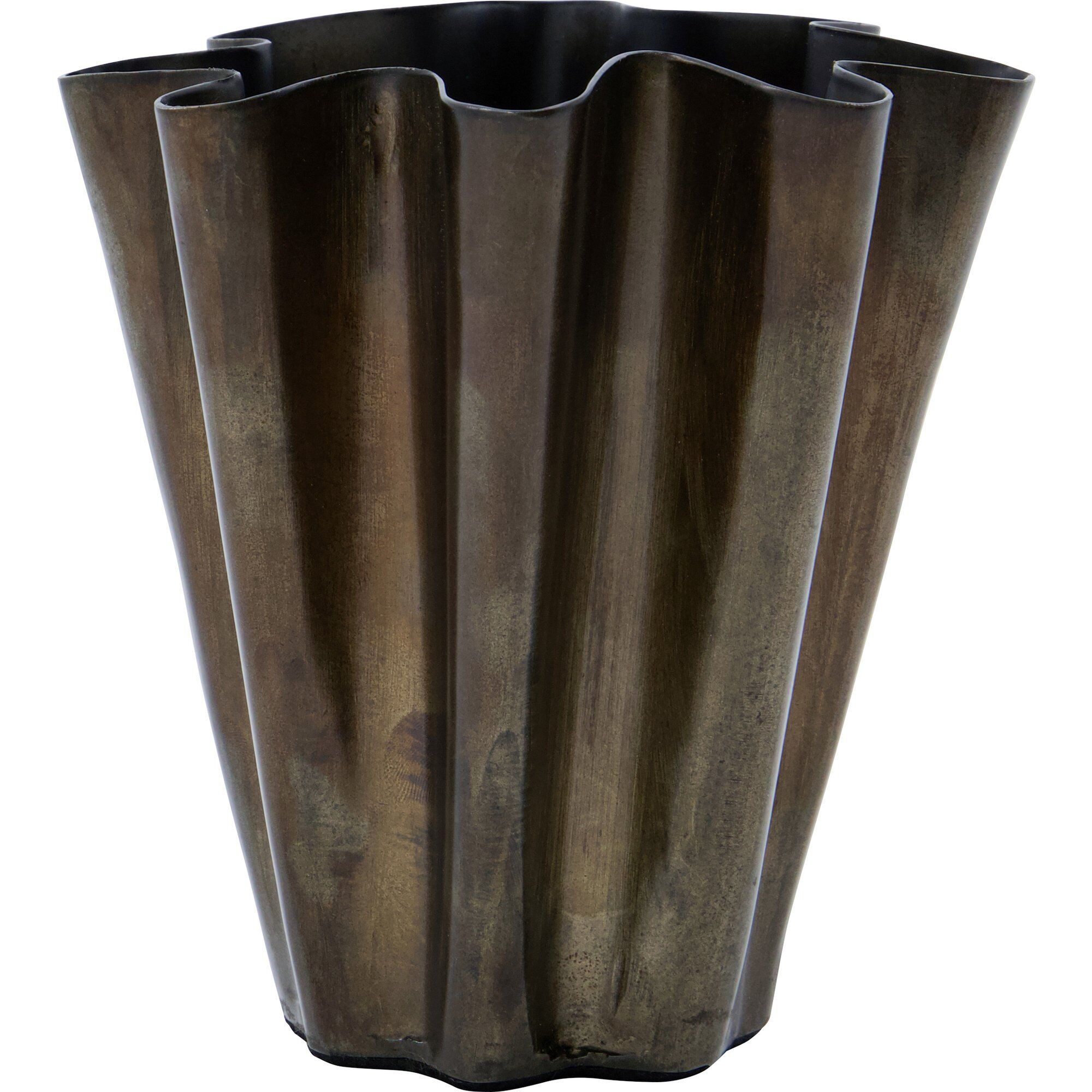 House Doctor Flood Vase ø12   Antik Brun