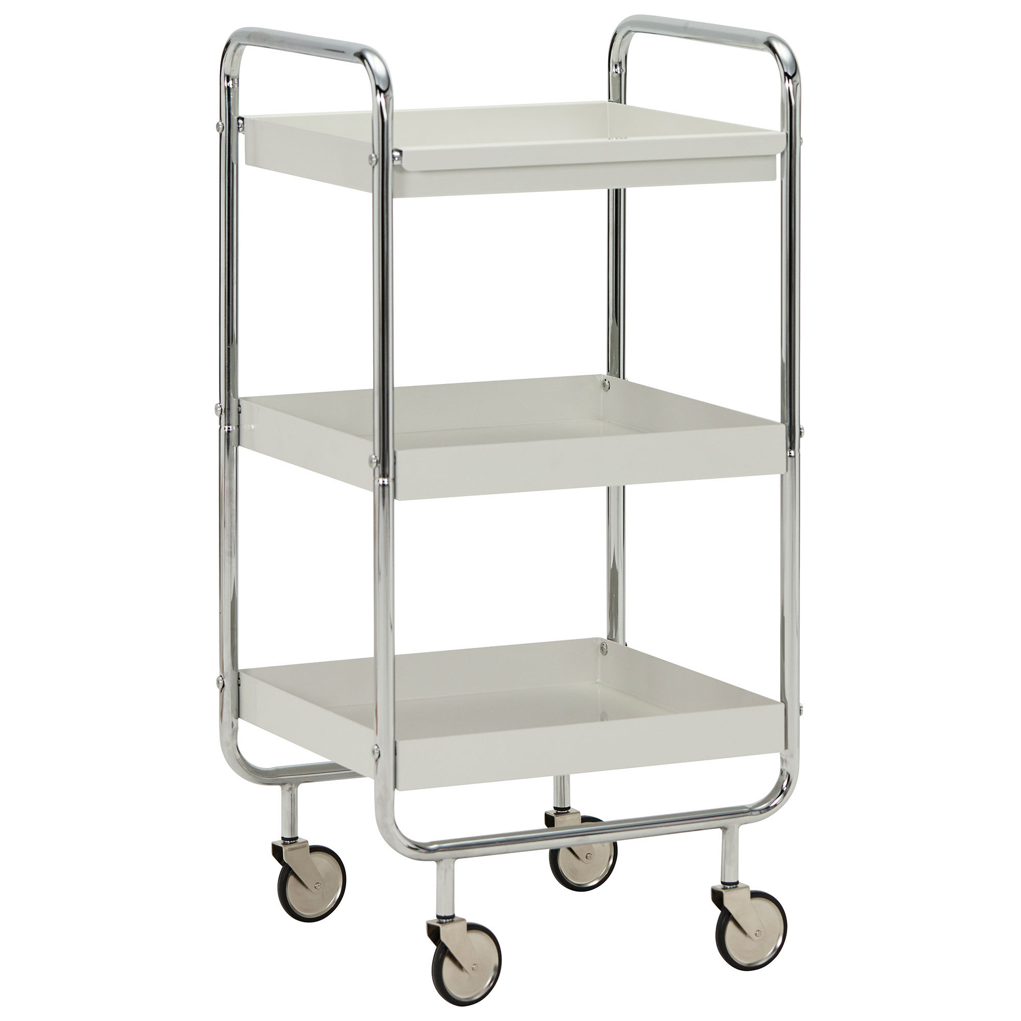House Doctor Serveringsvogn Offwhite Crome