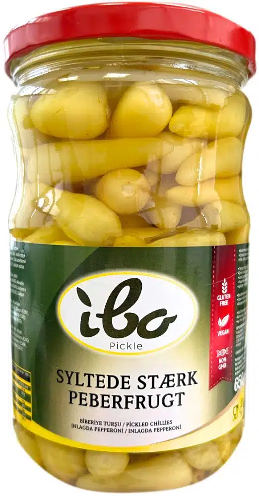 Ibo Syltede Stærk Peberfrugt 650
