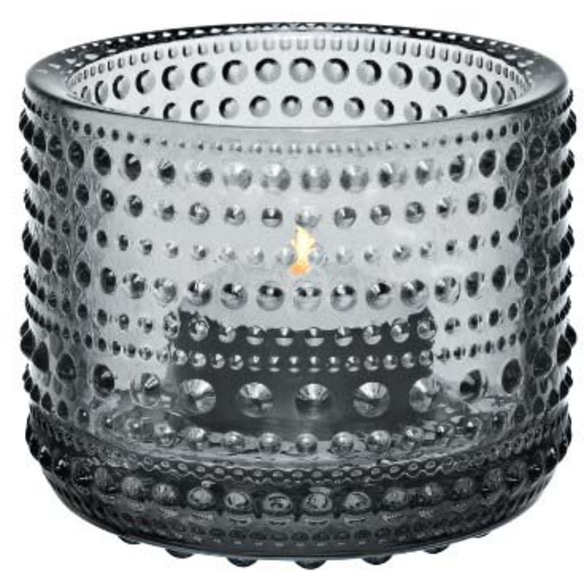 Iittala Kastehelmi Fyrfadsstage      Cm  Grå