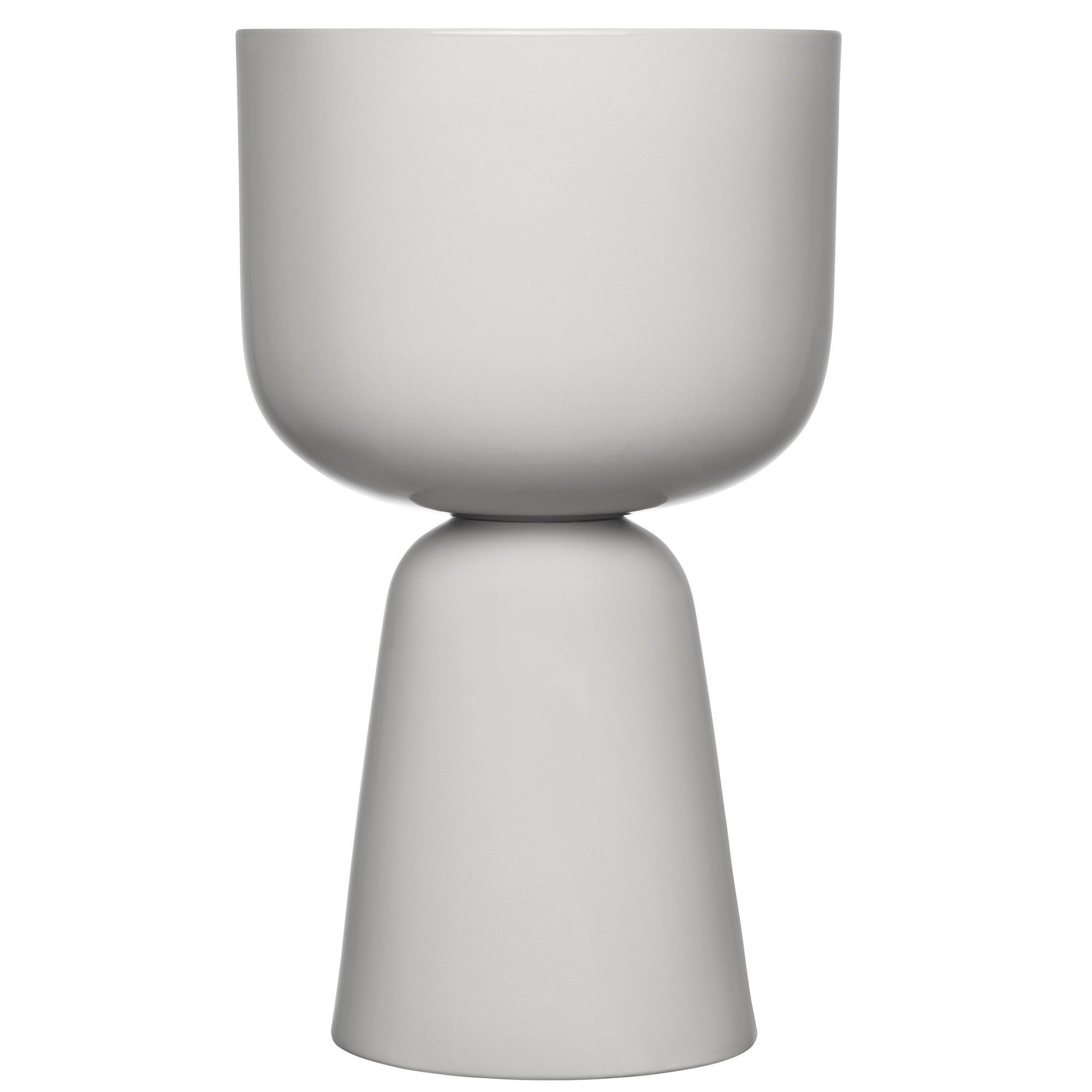 Iittala Nappula Krukke 26   15   Cm  Lysegrå