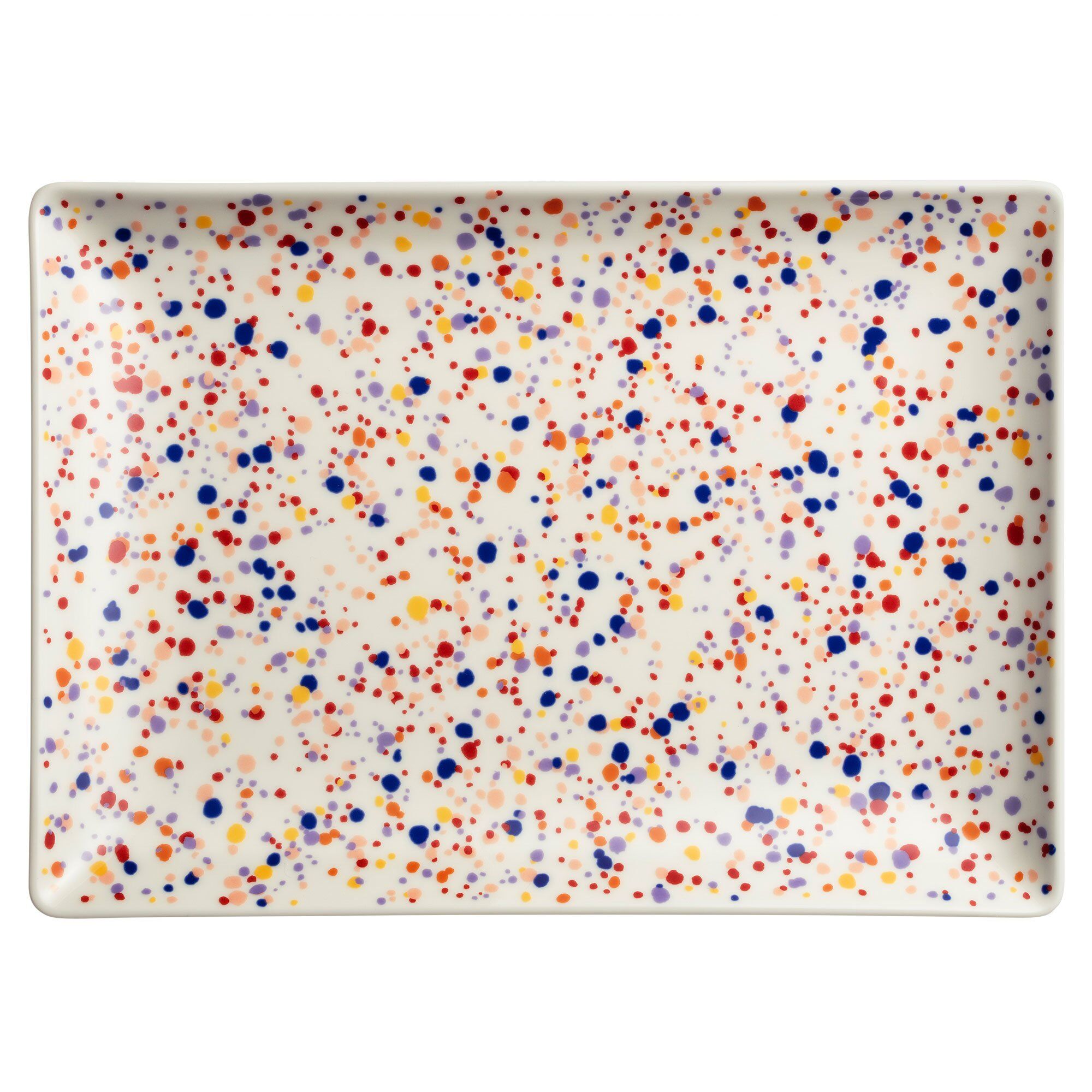 Iittala Oiva Toikka Collection Helle Tallerken 21   29 Cm  Blå-brun