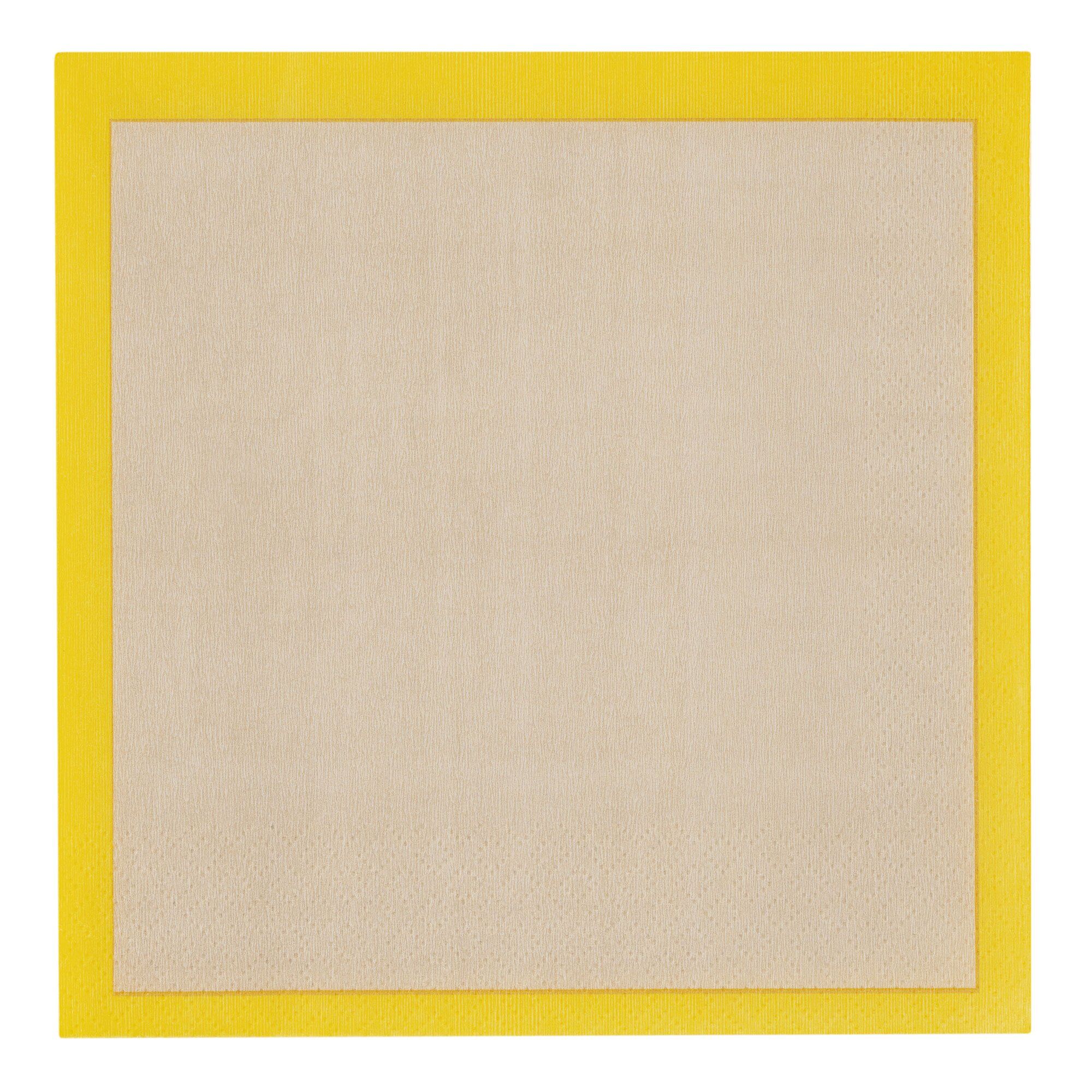 Iittala Play Papirserviet 33x33 Cm  Beige Gul