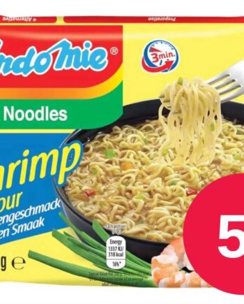 Indomie Nudler Shrimp Flavour 5x75