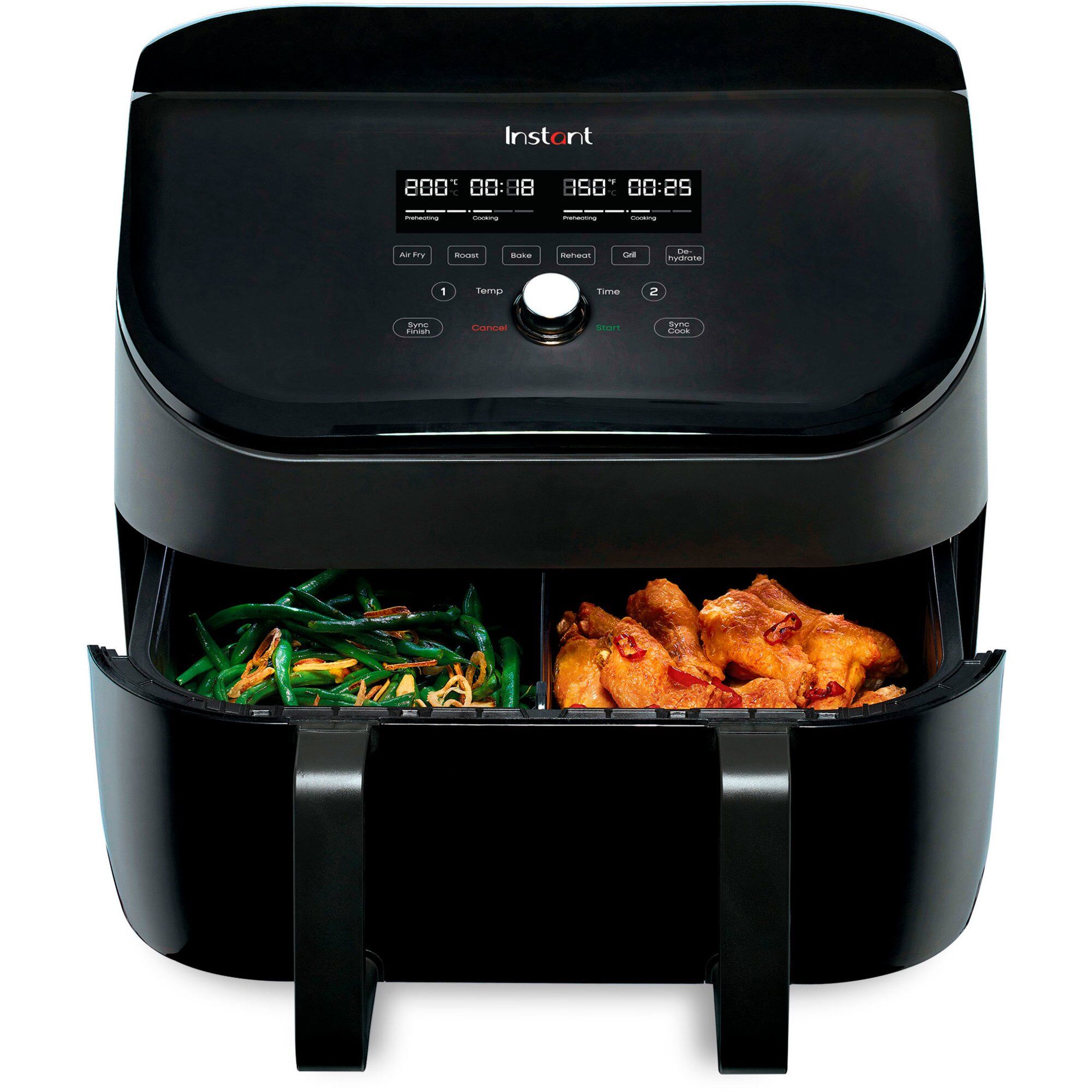 Instant Vortex Versazone Dobbelt Airfryer      Liter