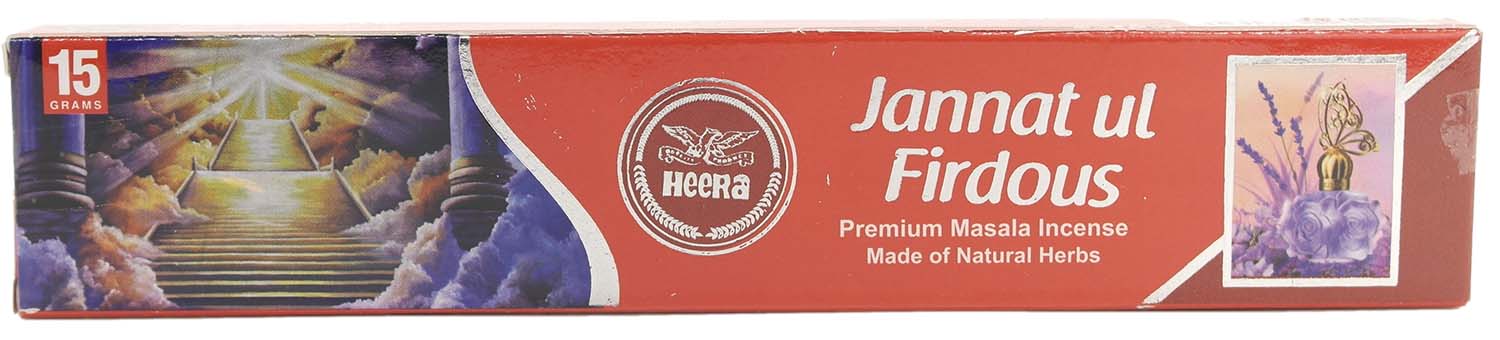 Jannat Ul Firdous Røgelsespinde 15 Gr