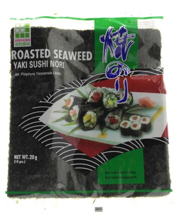 Jhfoods Yaki Sushi Nori Tang Green 10 Stk