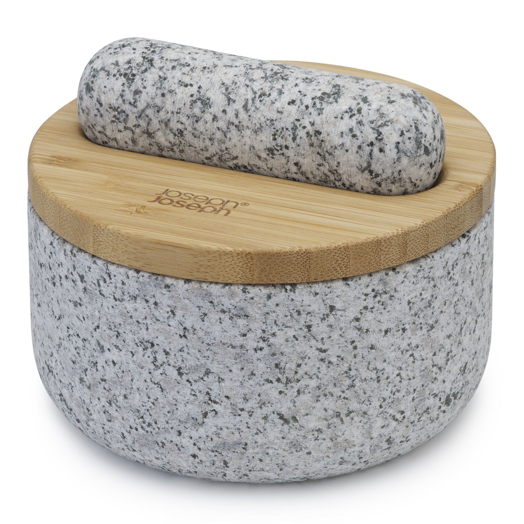 Joseph Joseph Dash Morter Med Bambus Låg 21   Cm