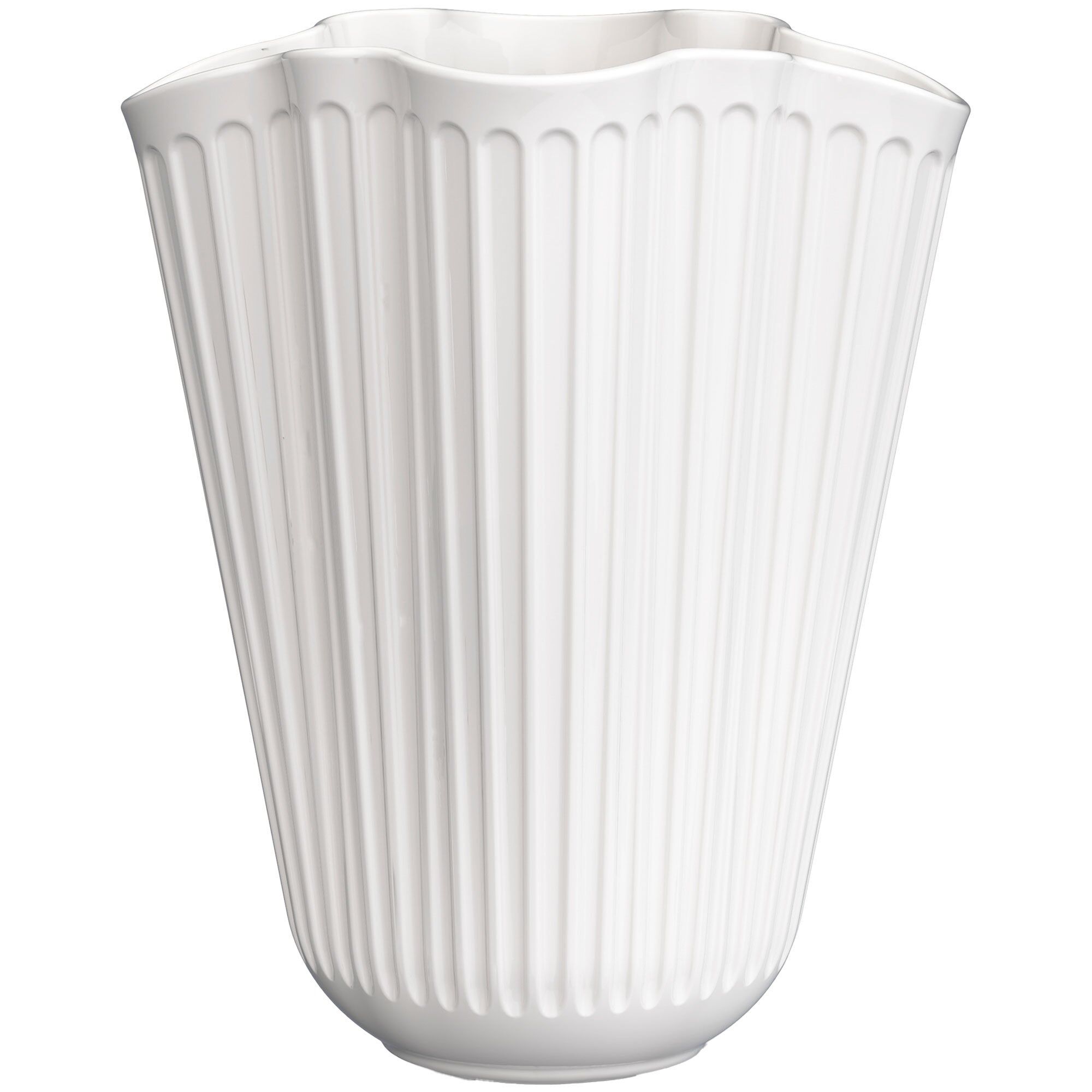 Kähler Hammershøi Unfold Vase 20   Cm  Hvid