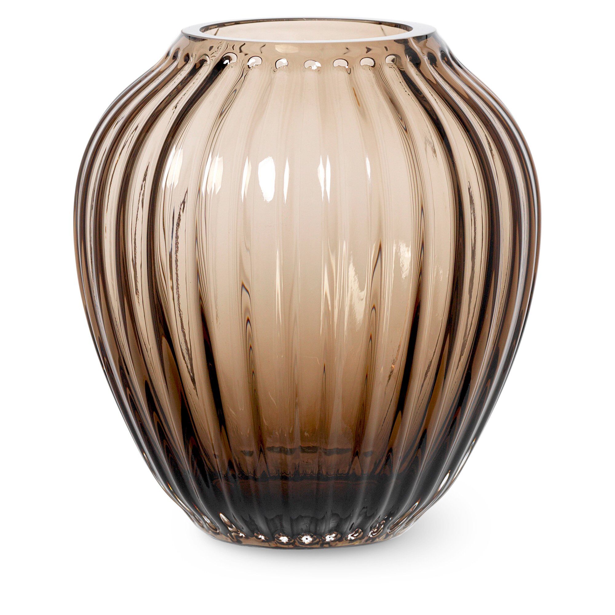 Kähler Hammershøi Vase  14 Cm  Valnød