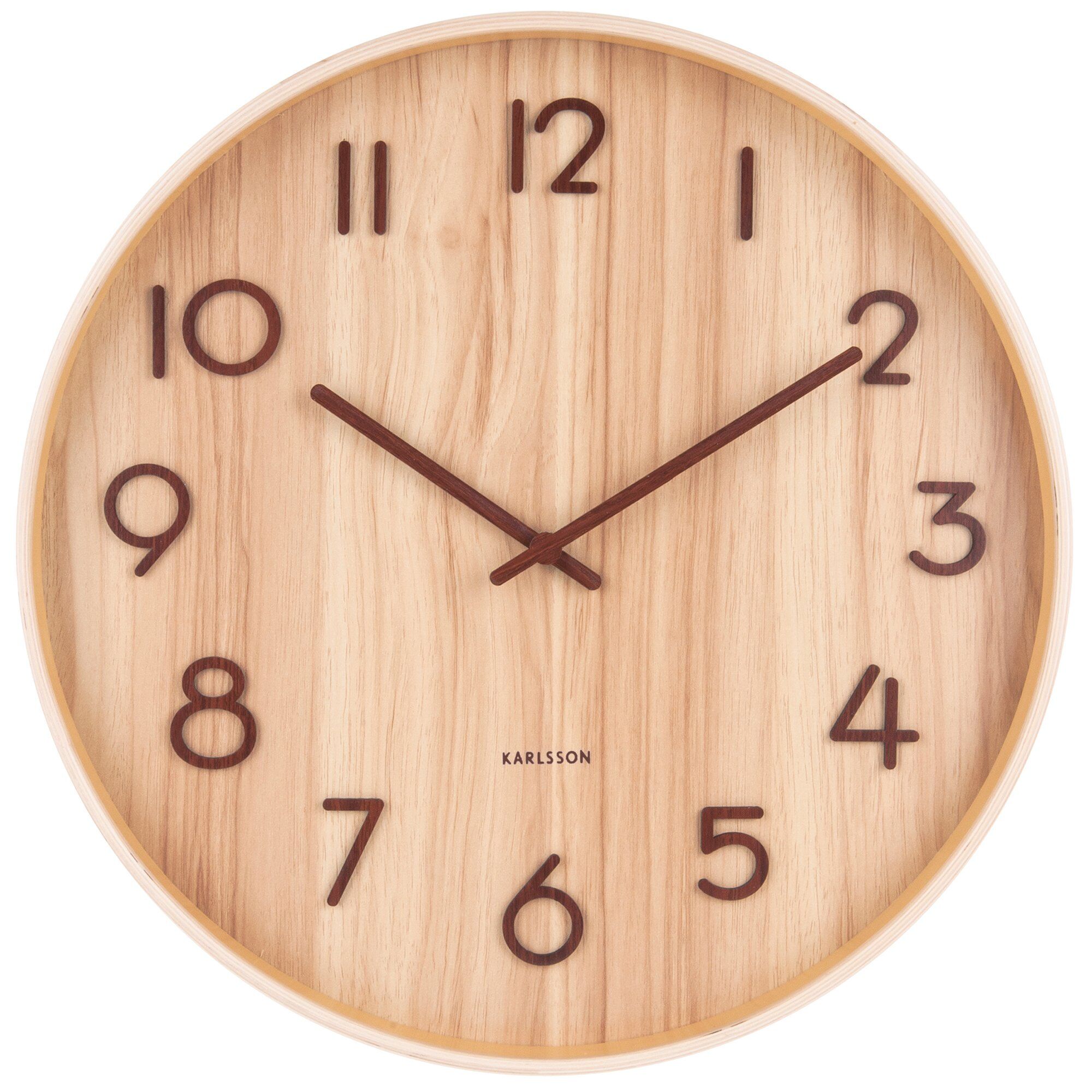Karlsson Pure Vægur 60 Cm  Light Wood