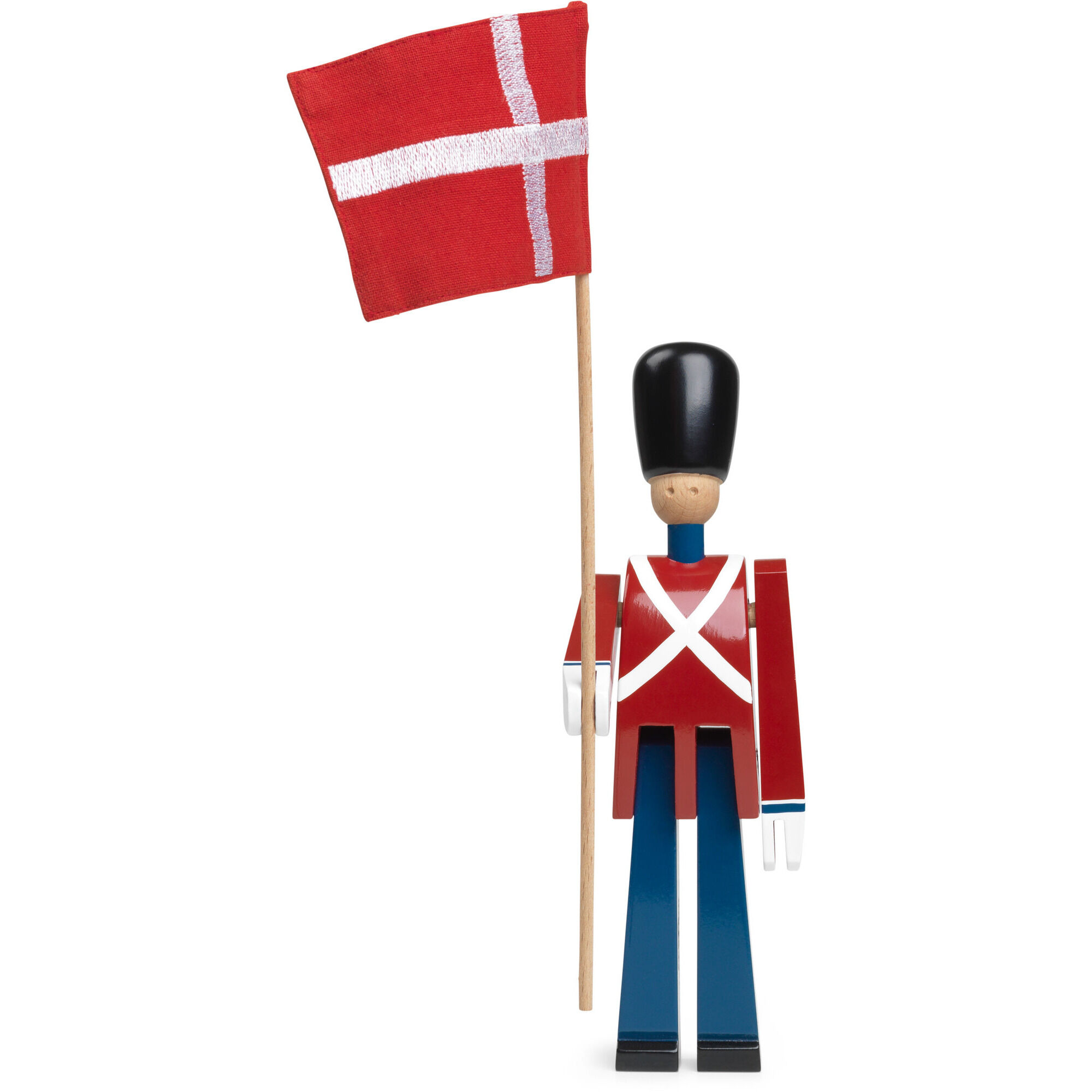 Kay Bojesen Fanebærer Med Tekstilflag