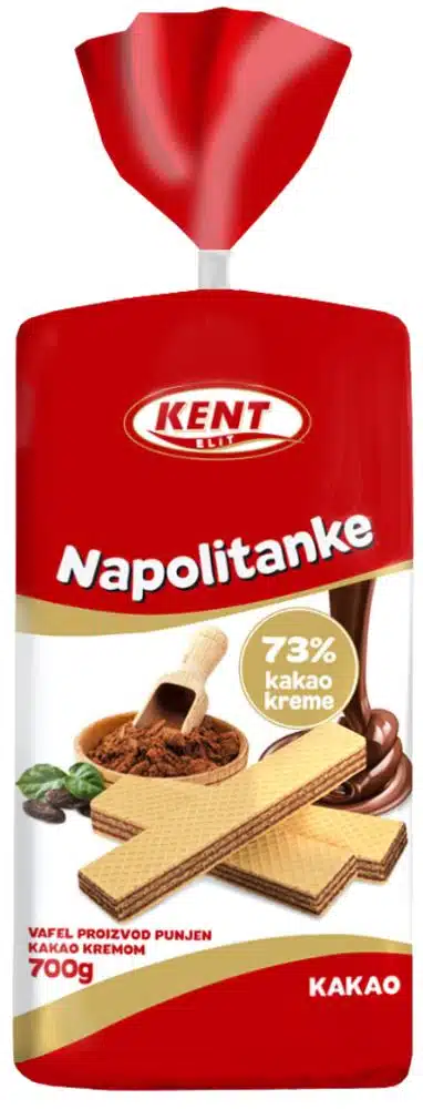 Kent Elit Napolitanke Vafler Kakao 700