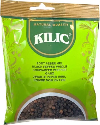 Kilic Sort Peber  Hele 60