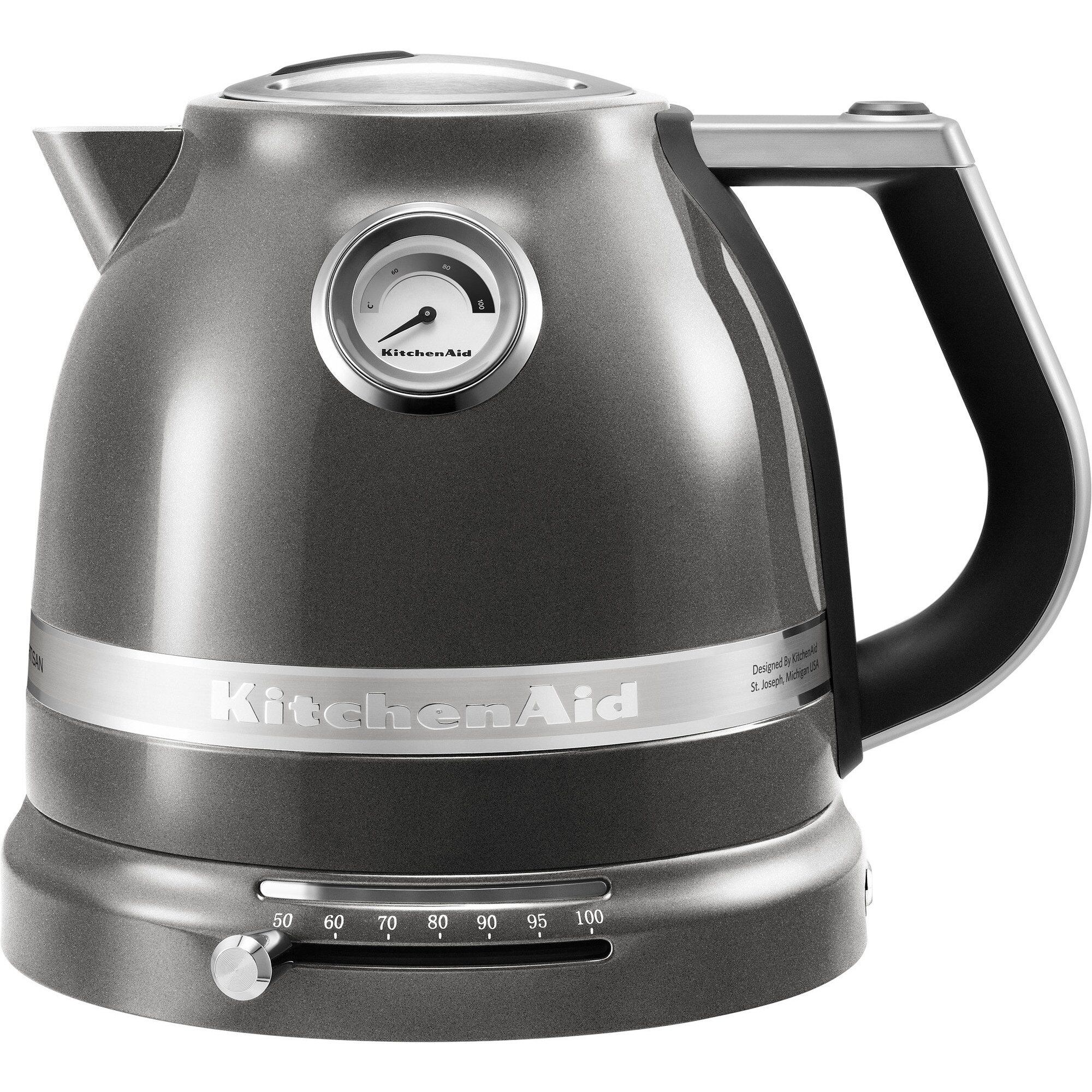 Kitchenaid Artisan Elkedel Medallion Silver