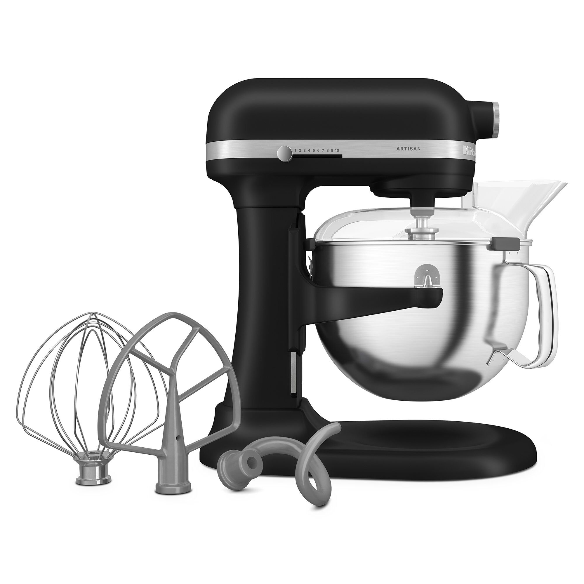 Kitchenaid Artisan 5ksm60spx Køkkenmaskine Med Løftearm     Liter  Black Matte