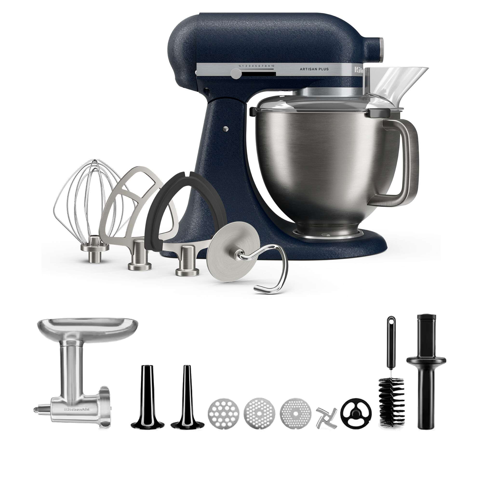 Kitchenaid Artisan Plus Køkkenmaskine Med Kødkværn     Liter  Wild Blueberry