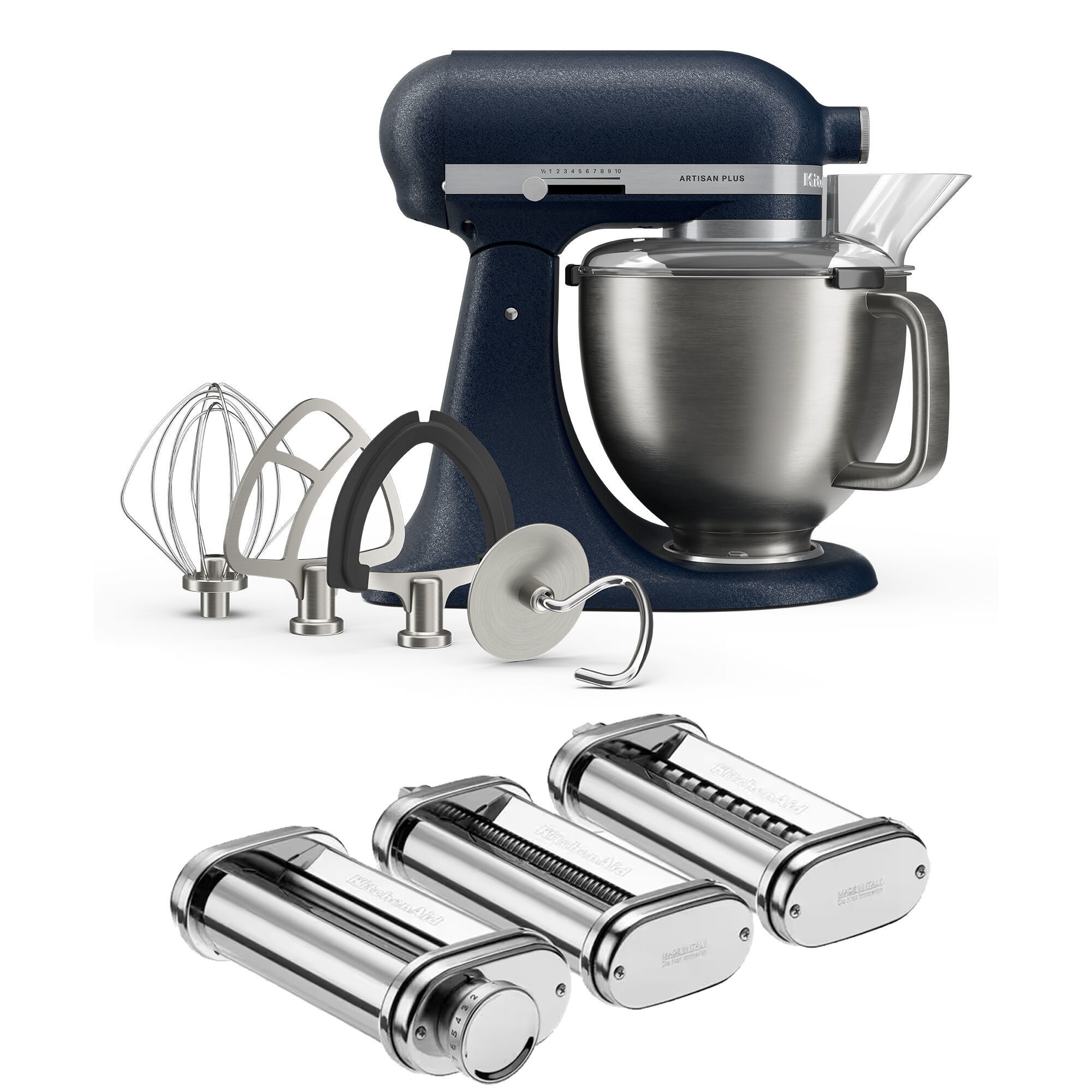 Kitchenaid Artisan Plus Køkkenmaskine Med Pastasæt     Liter  Wild Blueberry
