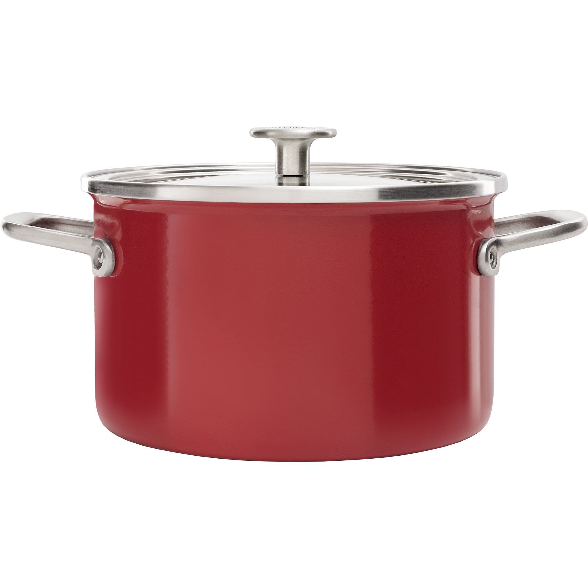 Kitchenaid Cookware Collection Gryde   Låg 20 Cm  Rød