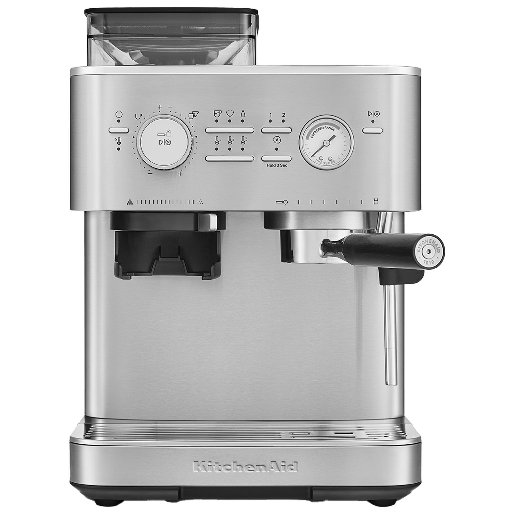 Kitchenaid Espressomaskine Med Kaffekværn  Stainless Steel