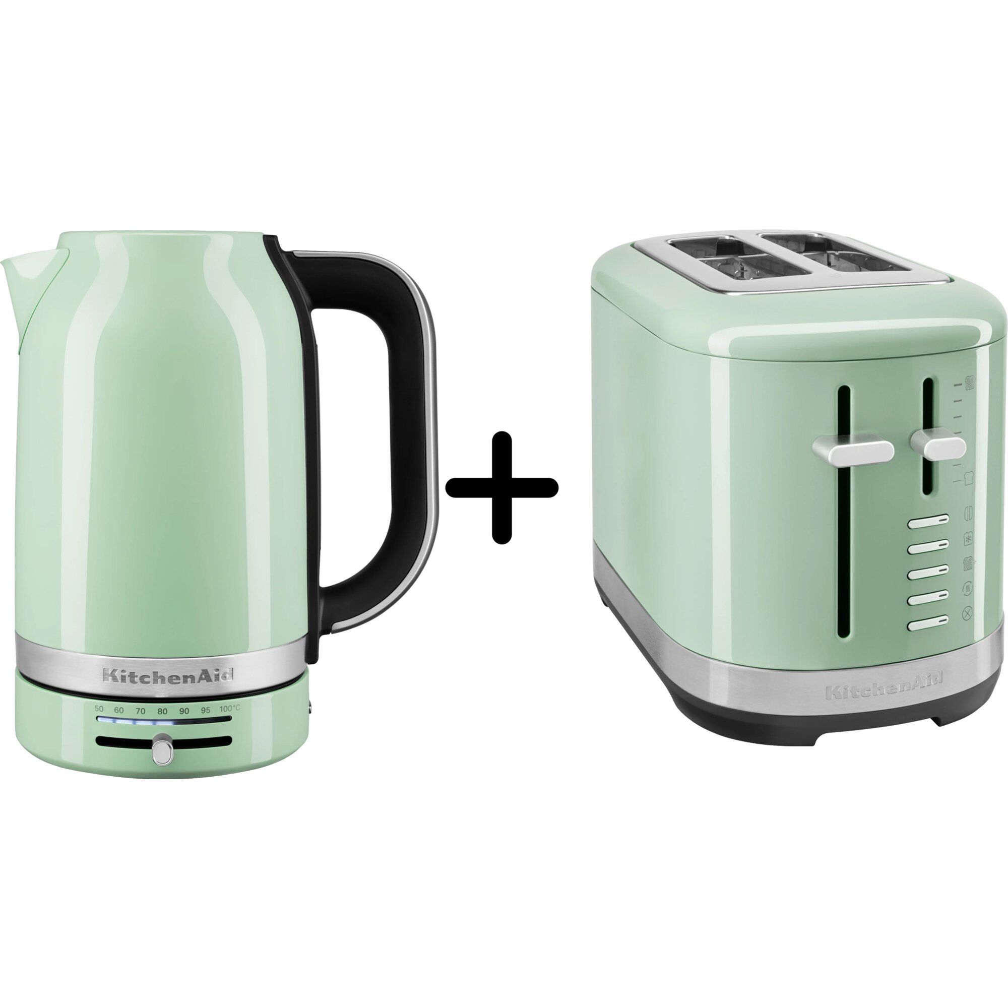 Kitchenaid 5kmt2109 Brødrister   5kek1701 Elkedel  Pistacie