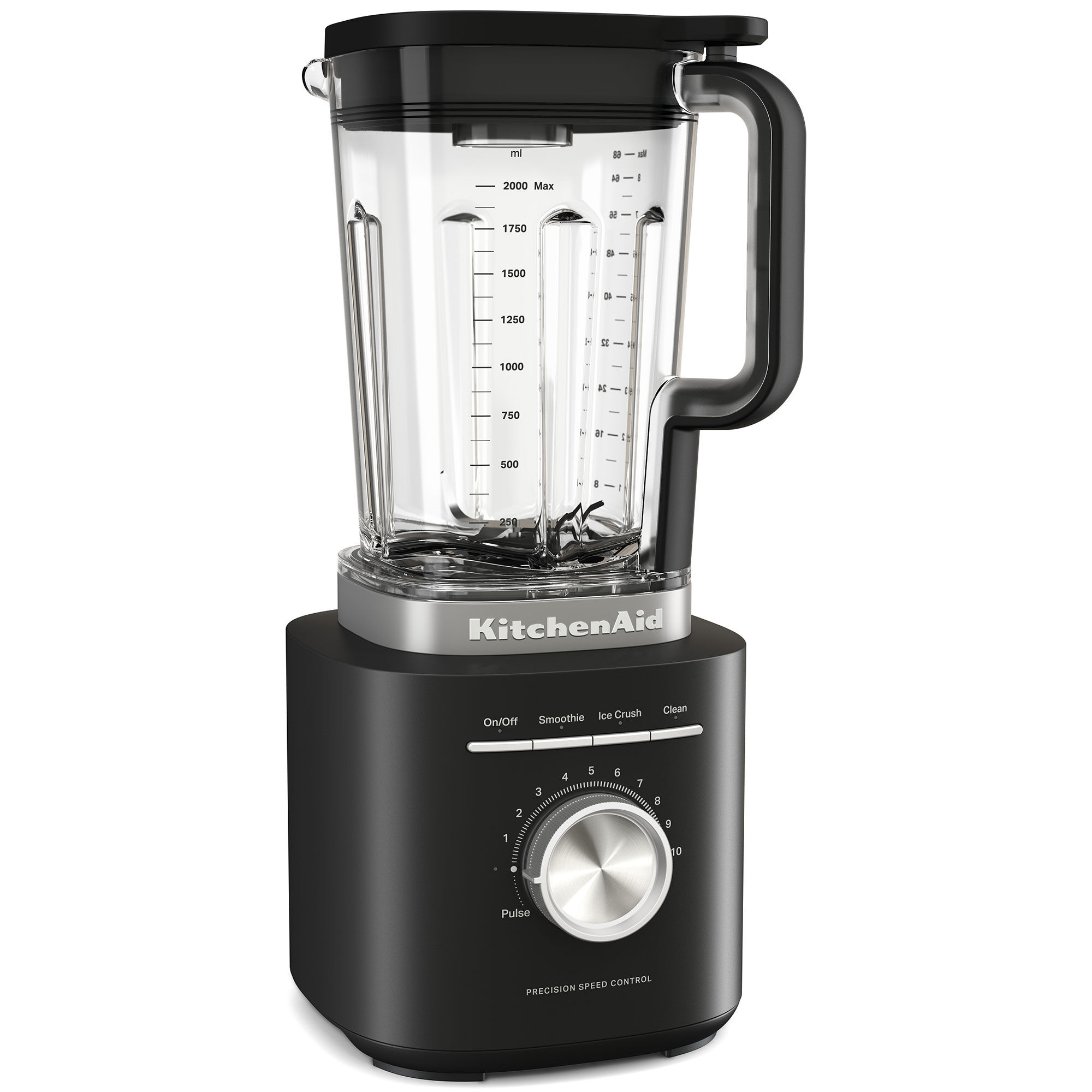 Kitchenaid Pure Power Blender   1liter  Matte Black