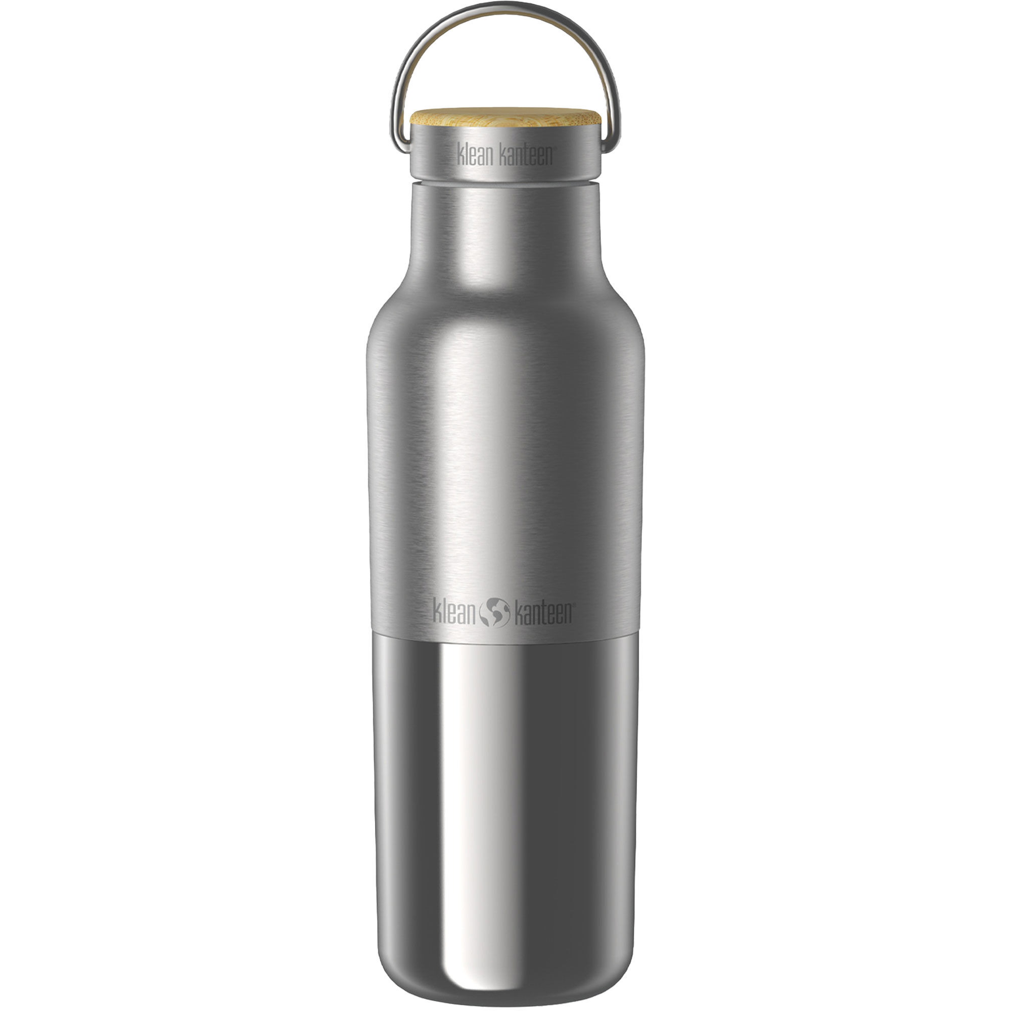Klean Kanteen Insulated Reflect Flaske Med Bambuslåg 473 Ml