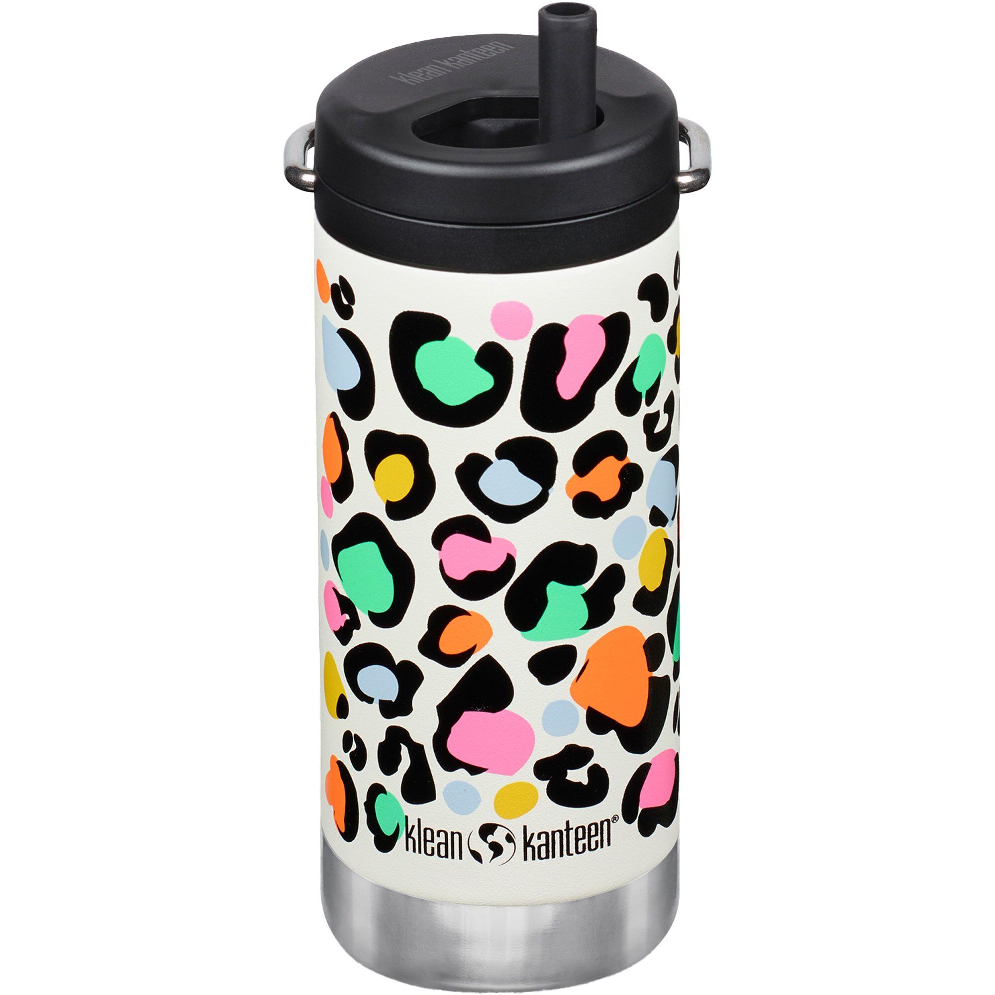 Klean Kanteen Isoleret Termoflaske Tkwide 355 Ml Med Twist Cap  Leopard Print