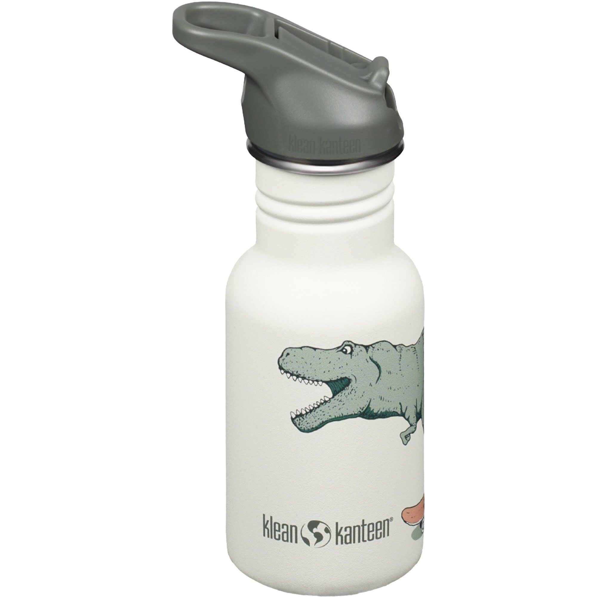 Klean Kanteen Kid Classic Narrow Flip Vandflaske 355 Ml  Dino Skate