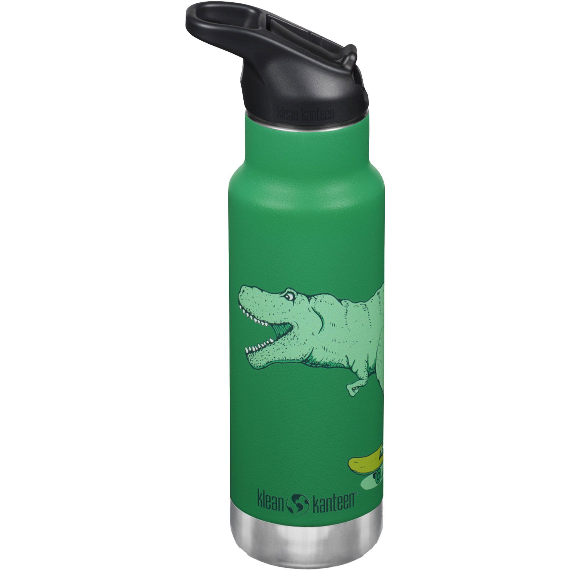 Klean Kanteen Kid Narrow Flip Sport Vandflaske 355 Ml  Dino Skate