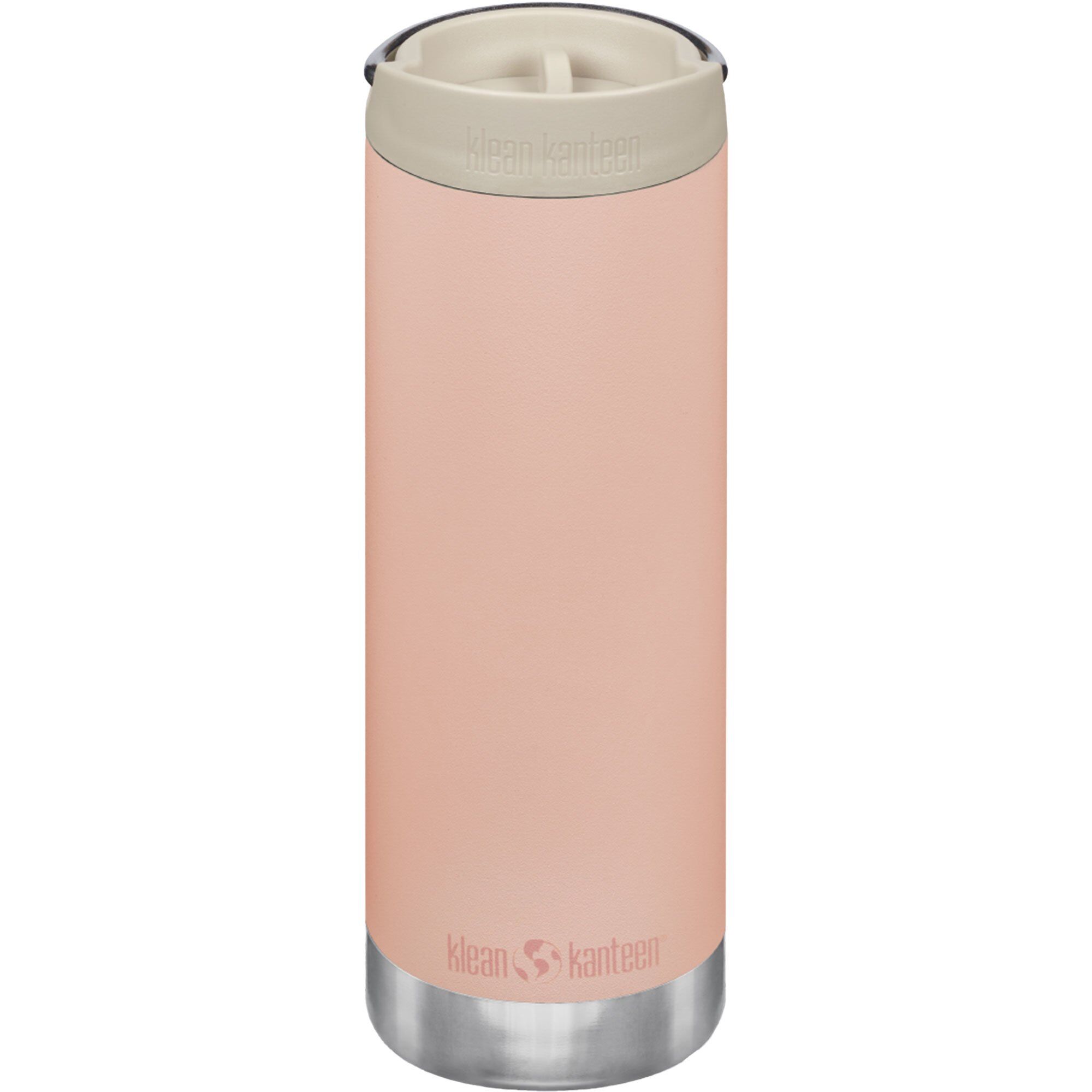 Klean Kanteen Tkwide Café Cap Vandflaske 473 Ml  Peach Parfait