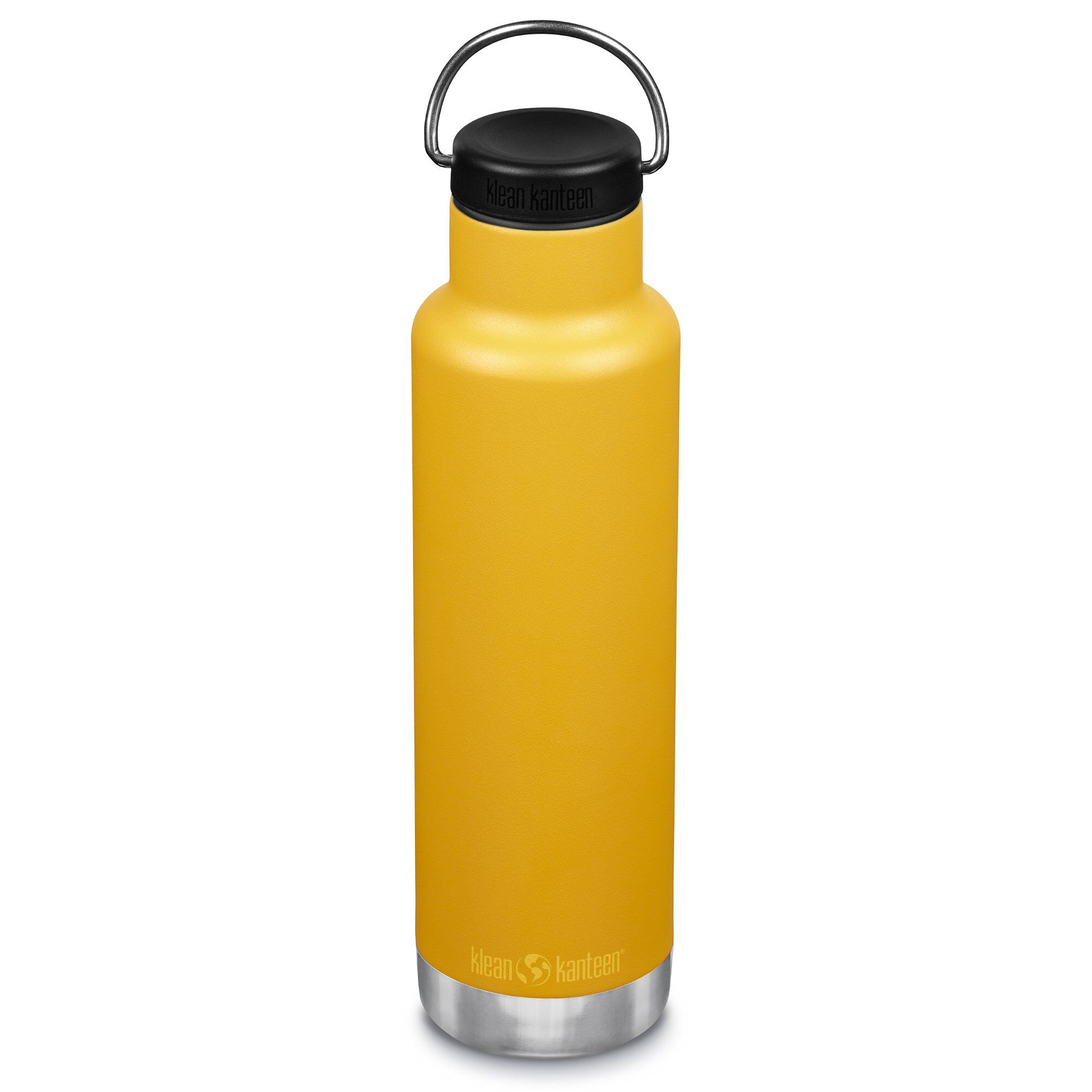 Klean Kanteen Vandflaske Med Låg Og Hank  592 Ml  Marigold