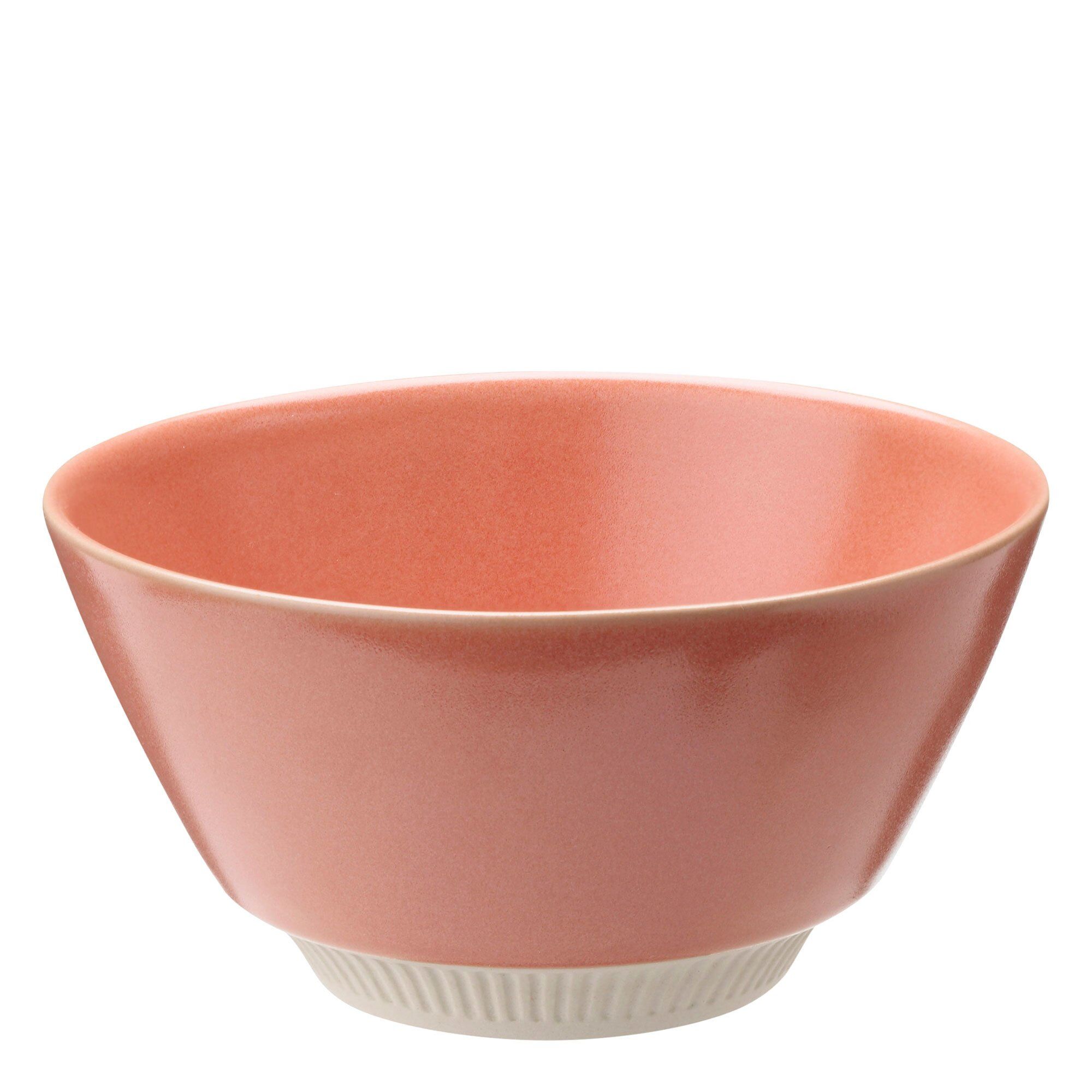Knabstrup Colorit Skål 14 Cm  Coral