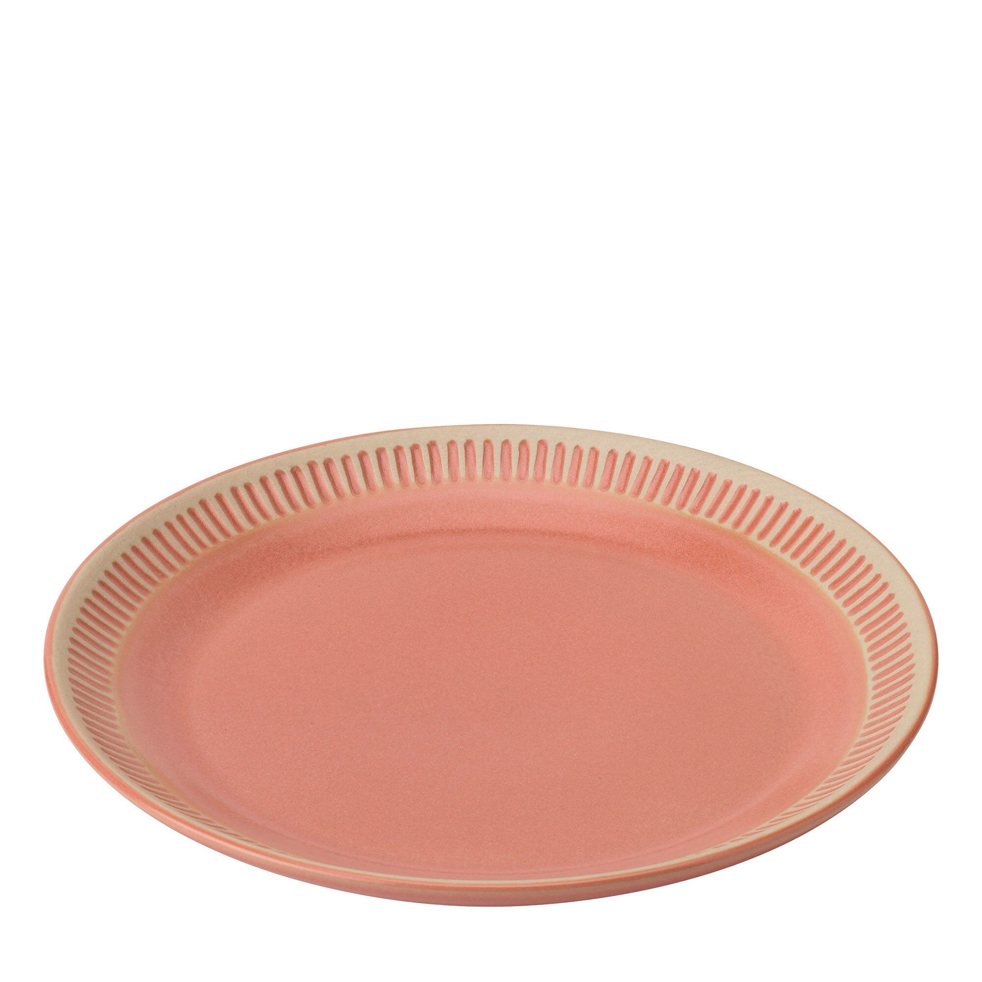 Knabstrup Colorit Tallerkener 22 Cm  Coral