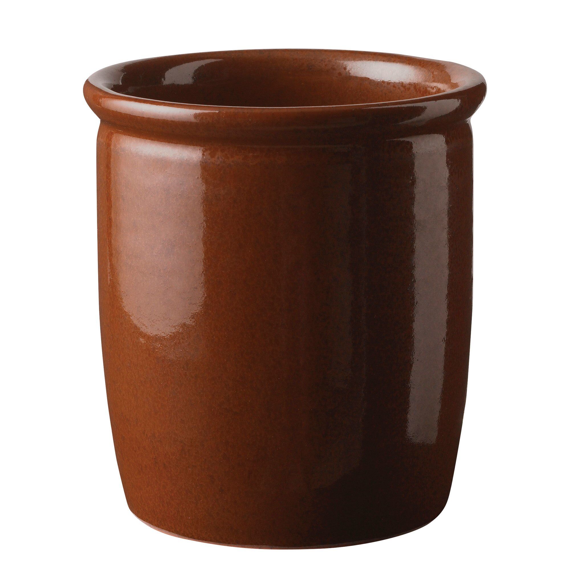 Knabstrup Syltekrukke   Liter  Terracotta