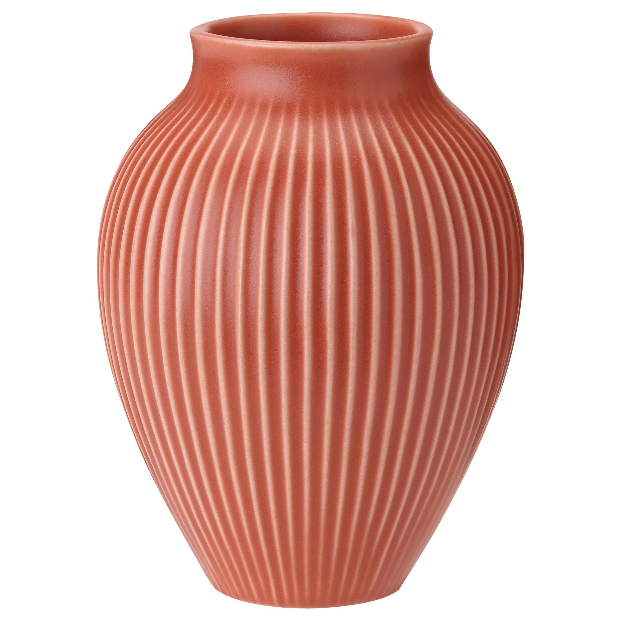 Knabstrup Vase 12   Cm  Coral