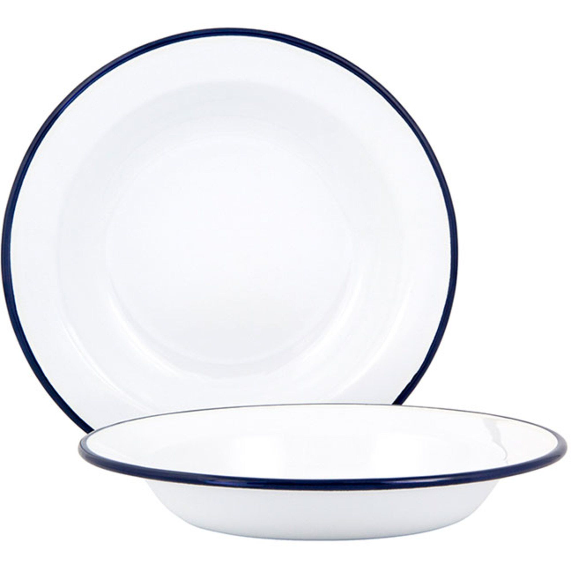 Kockums Jernverk Dyb Tallerken 22 Cm  Hvid