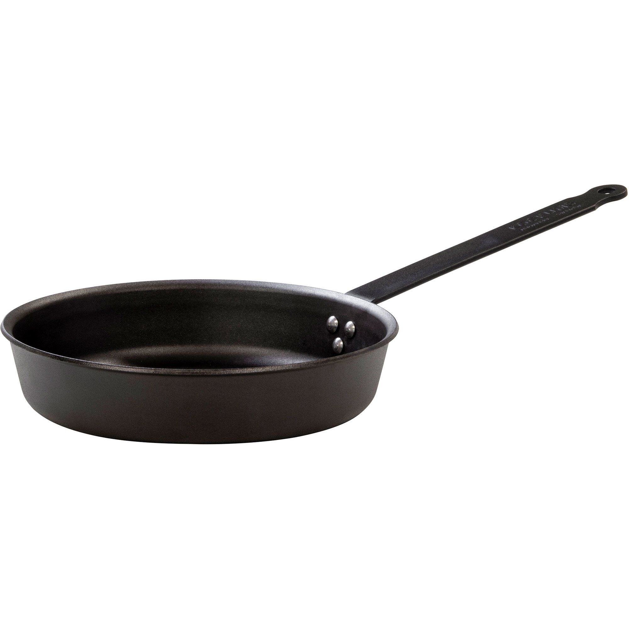 Kockums Jernverk Stegepande Kulstofstål  24 Cm